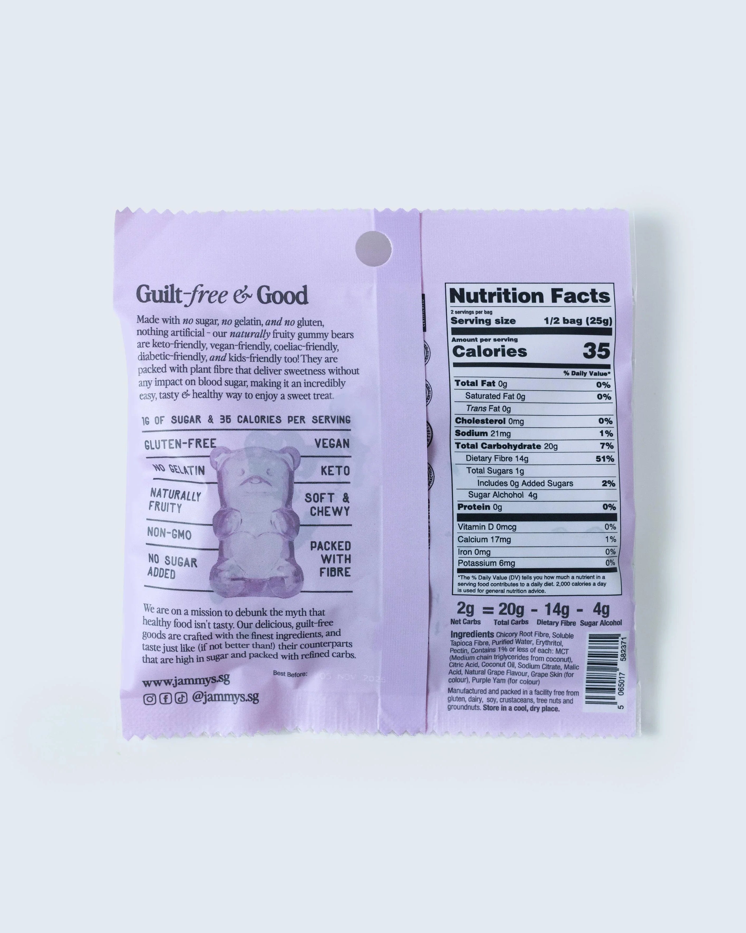 JAMMY’S | Sour Grape Gummy Bears