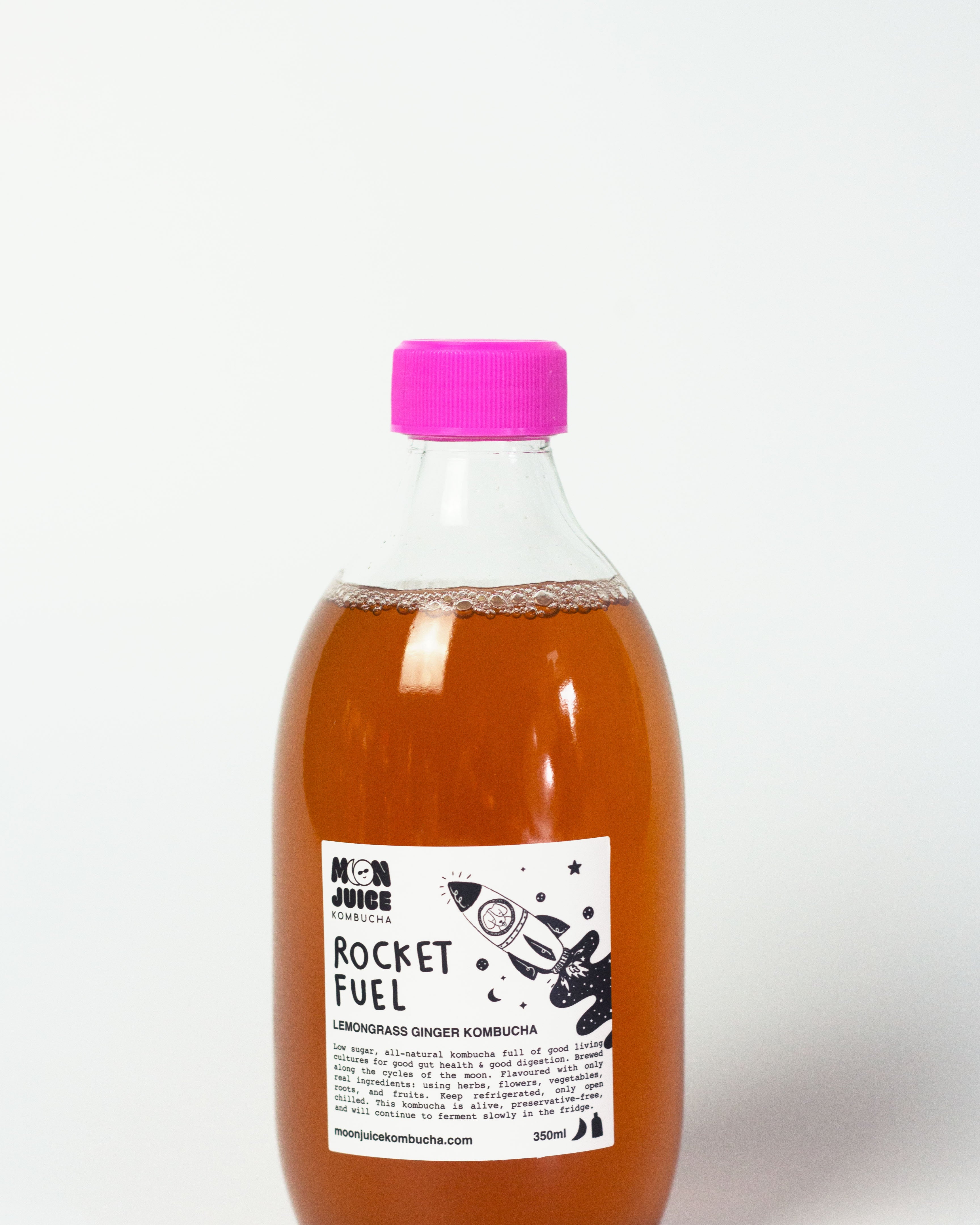 MOON JUICE KOMBUCHA | Rocket Fuel (Lemongrass Ginger Kombucha)