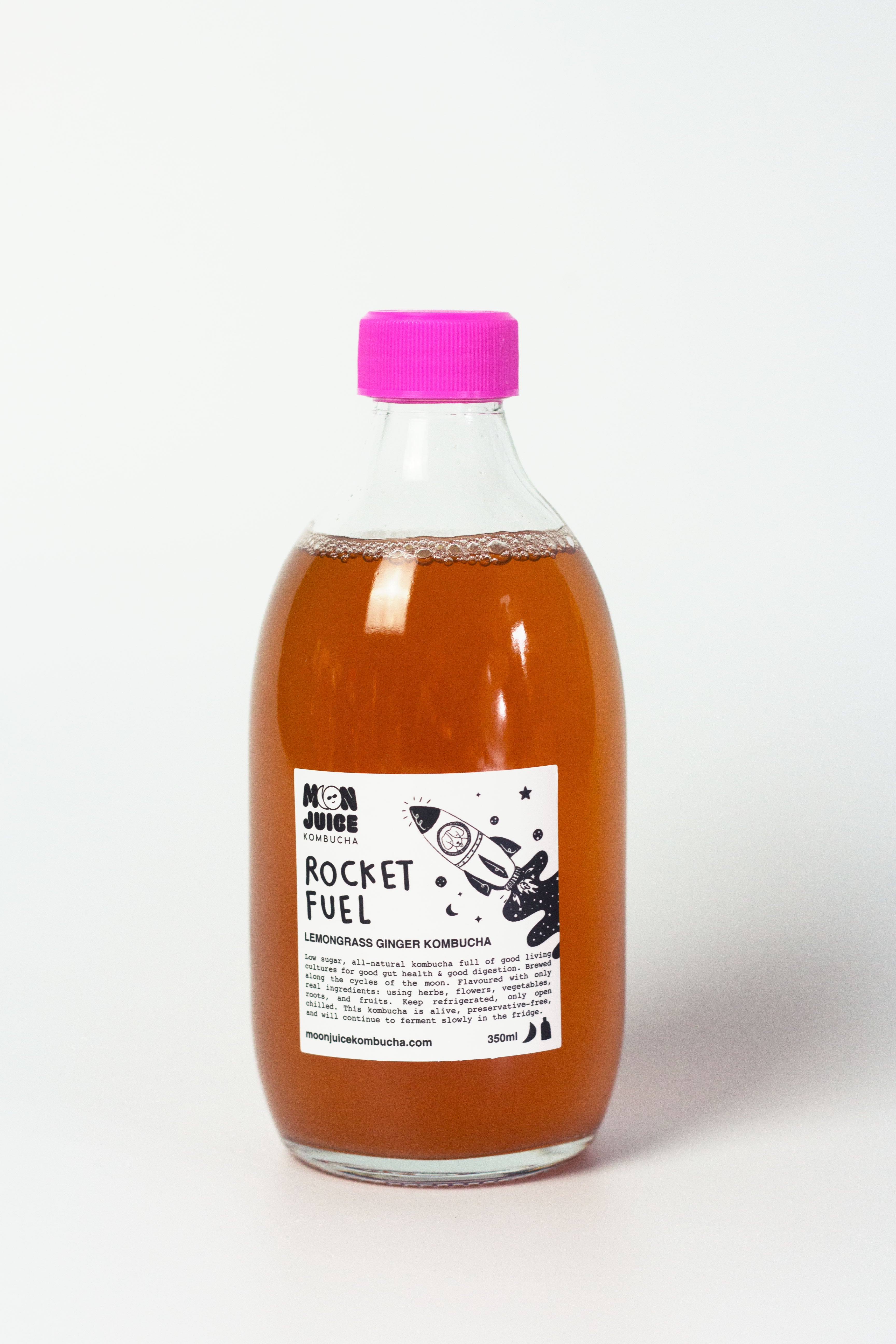 MOON JUICE KOMBUCHA | Rocket Fuel (Lemongrass Ginger Kombucha)