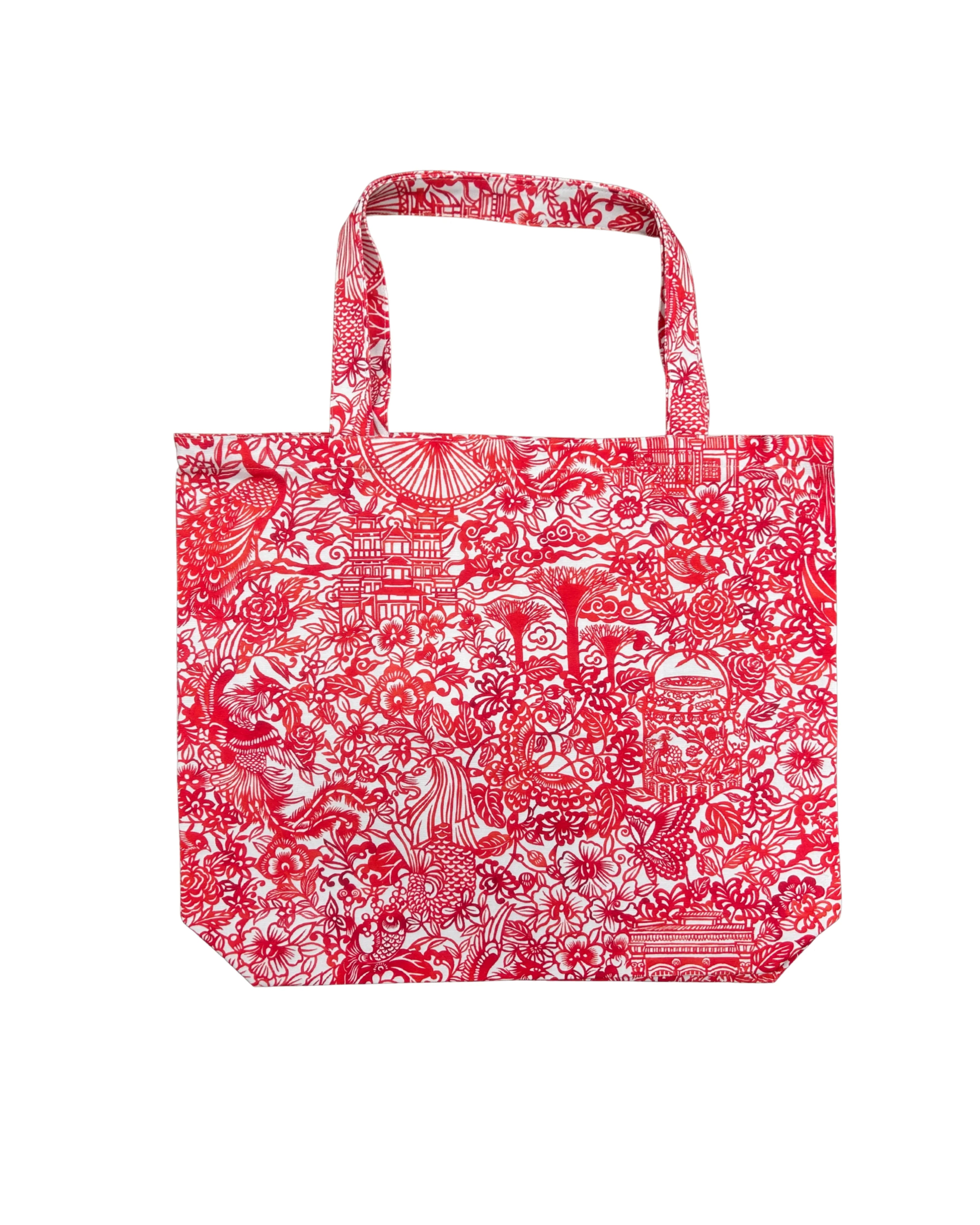 SINGLAPA | Singapore Papercut Tote Bag