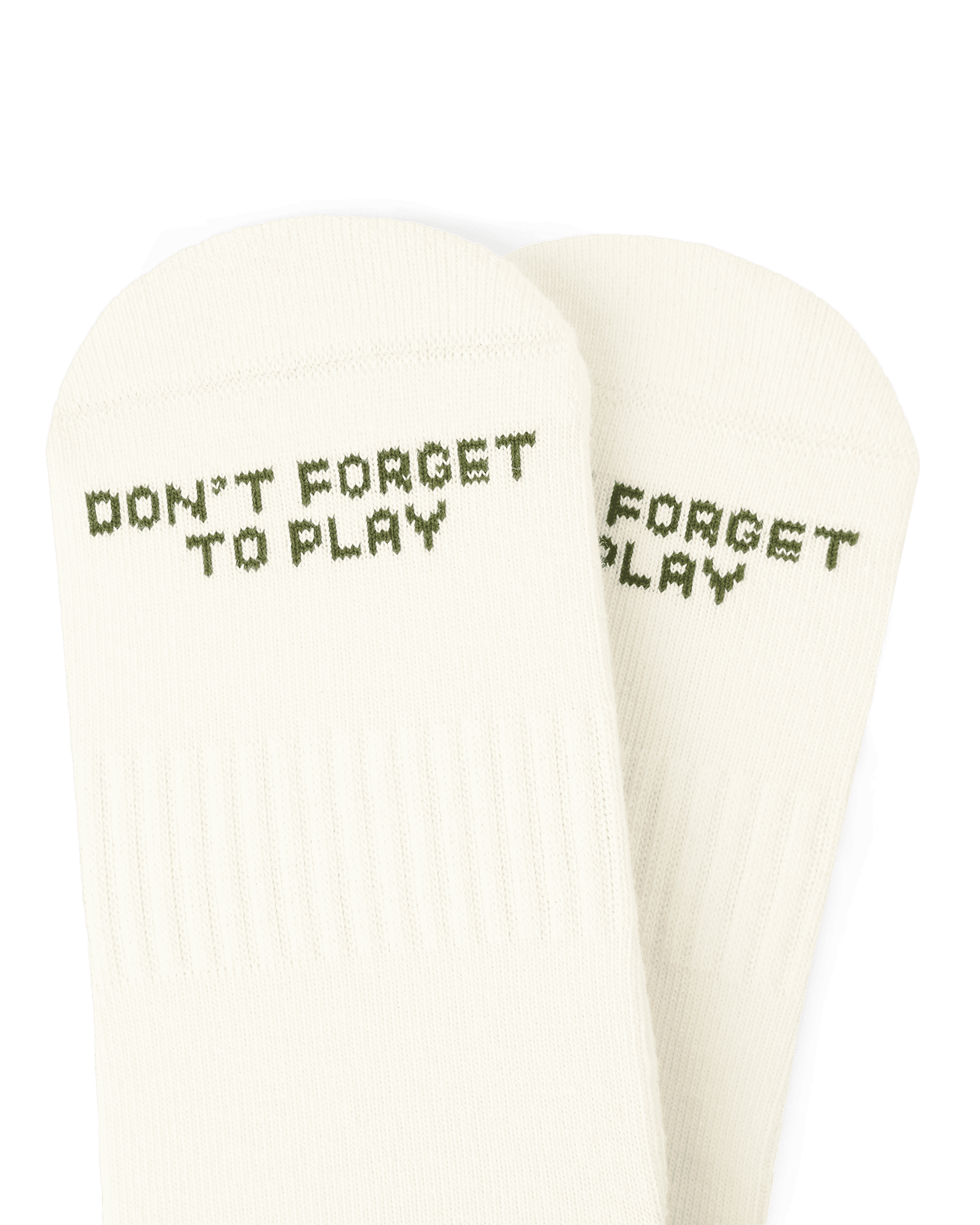 TALKING TOES | Playful Fox Athletic Sock | Cream