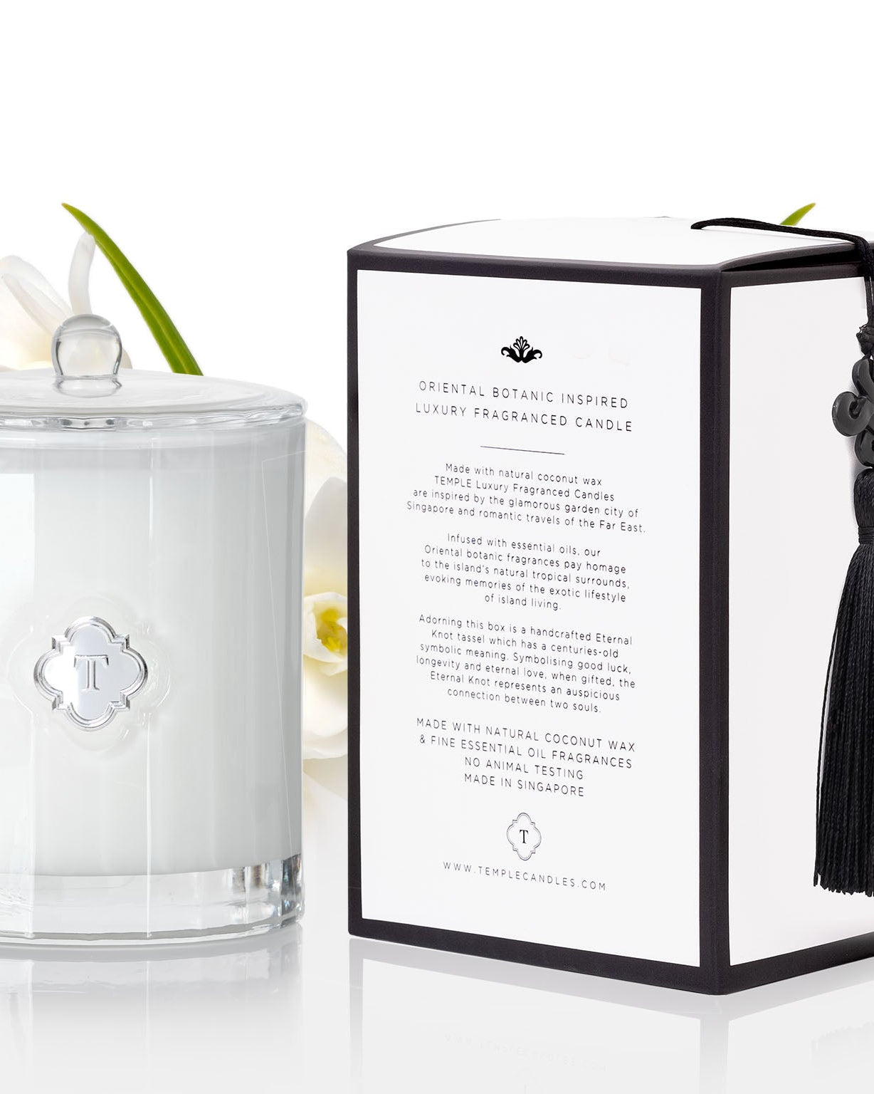 TEMPLE CANDLES | Luxury Fragranced Candle - Tuberose