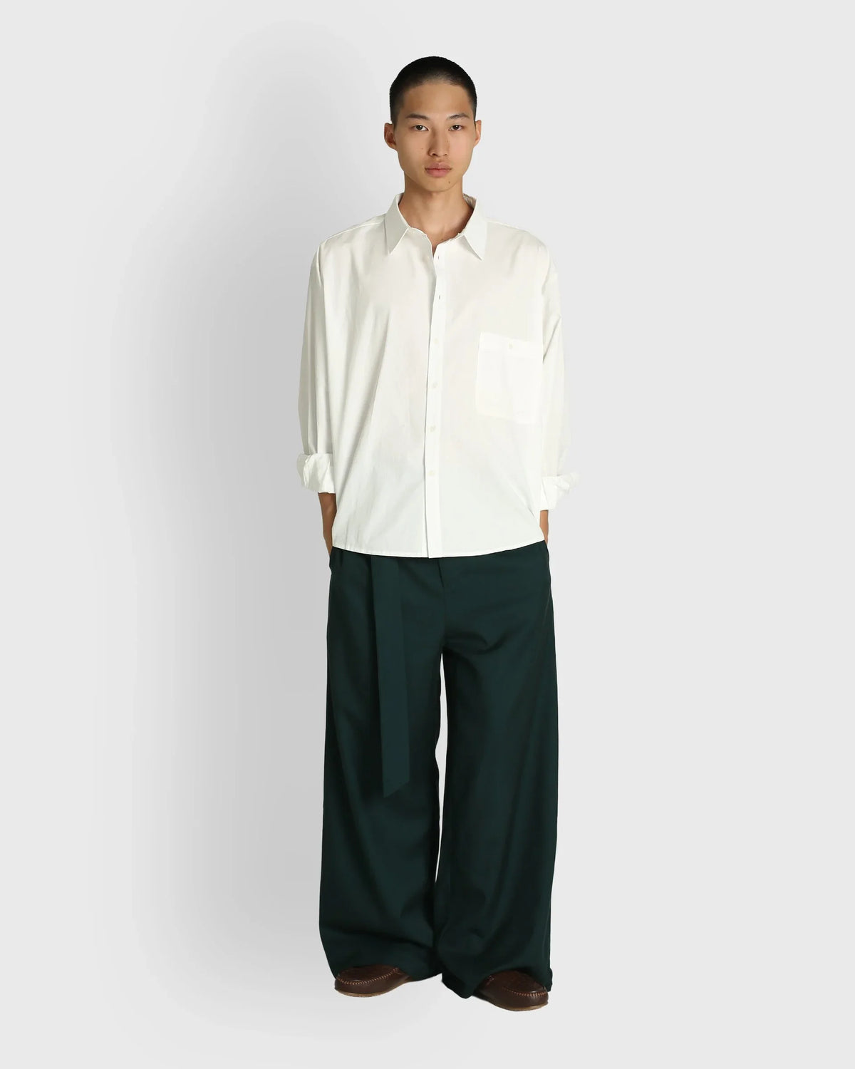 RYMH STUDIO | Straight-Cut Palazzo Trousers 003