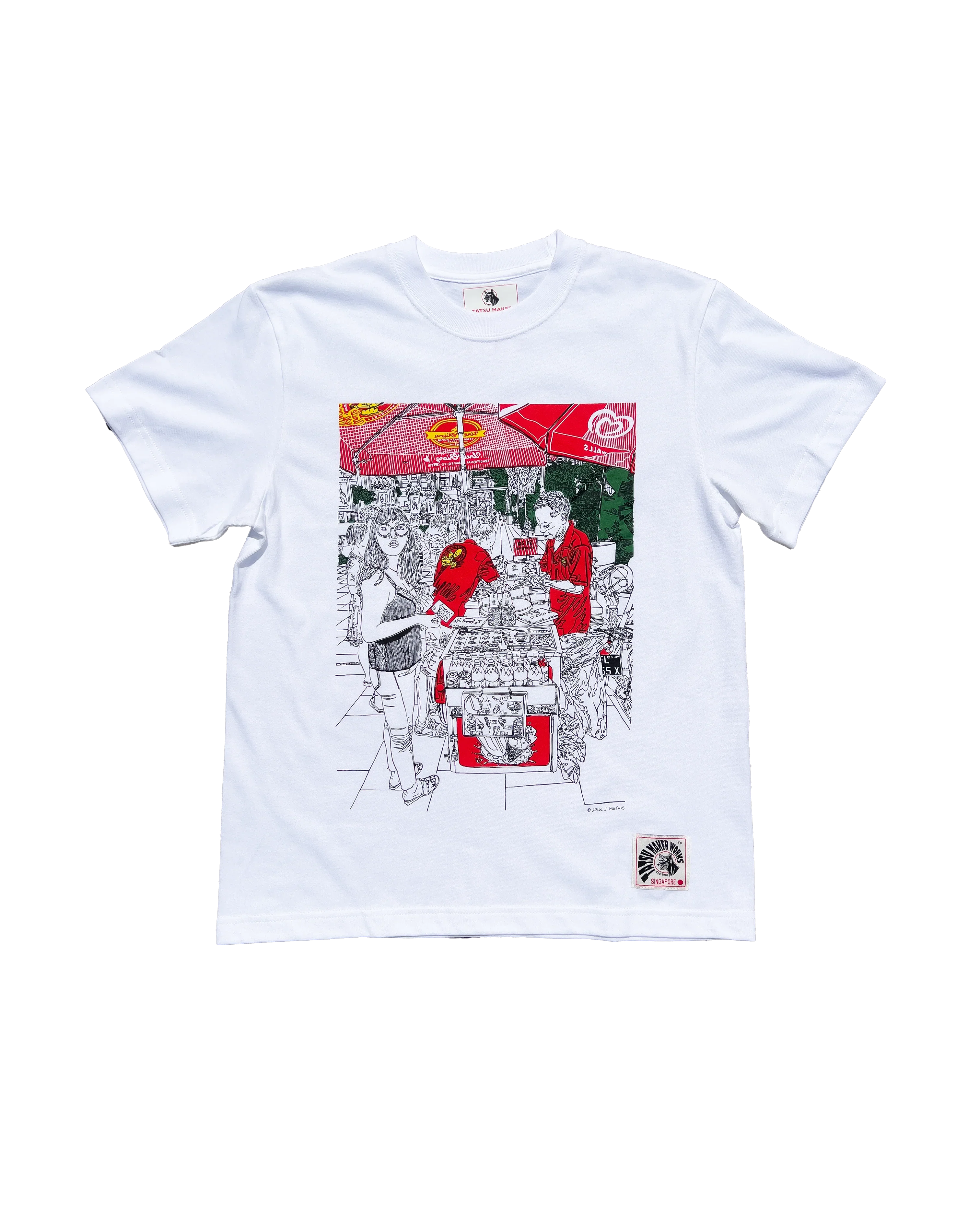 TATSU MAKER WORKS | Uncle Chieng Traditional & Wafer Ice-Crème T-Shirt
