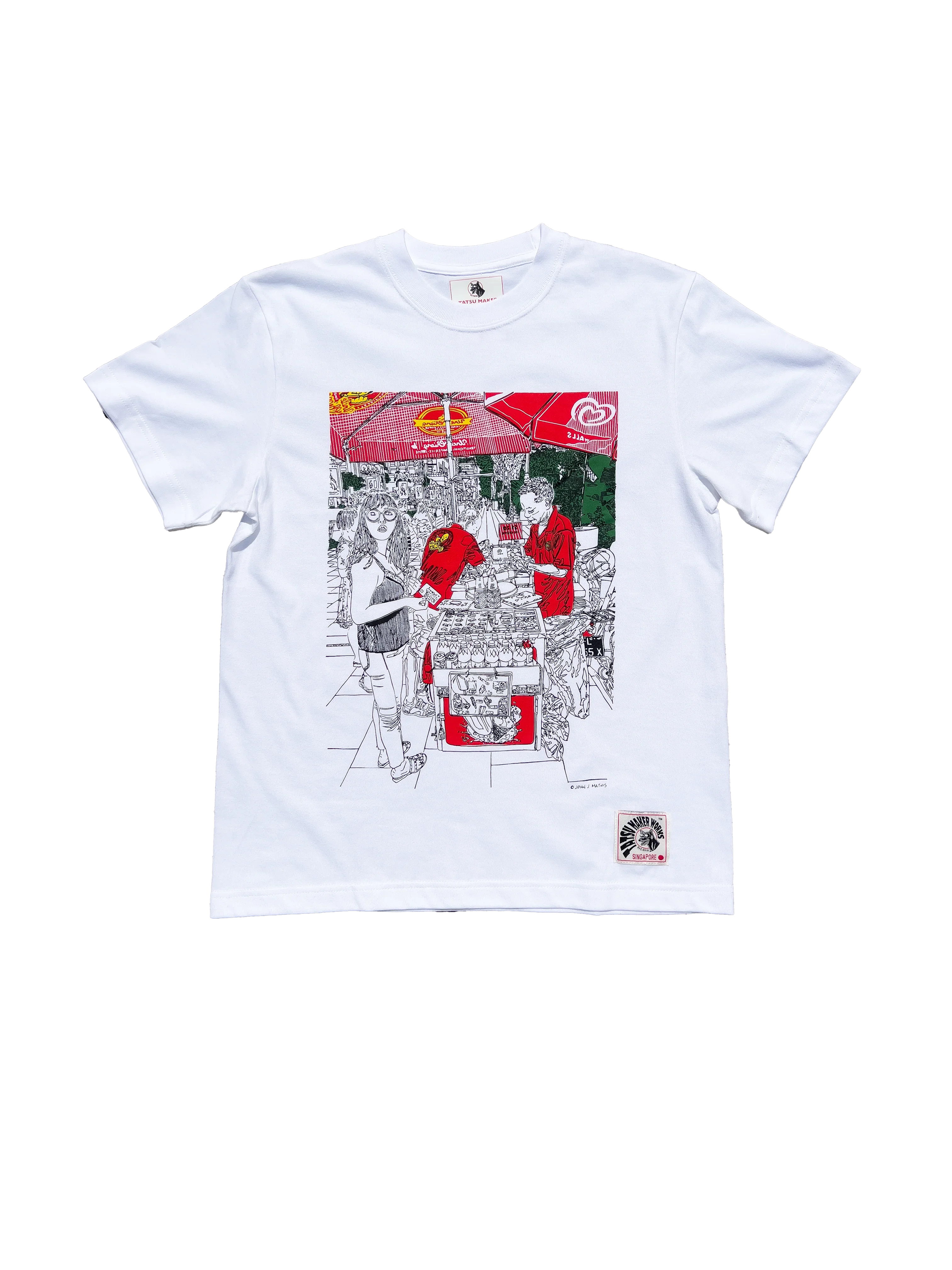 TATSU MAKER WORKS | Uncle Chieng Traditional & Wafer Ice-Crème T-Shirt