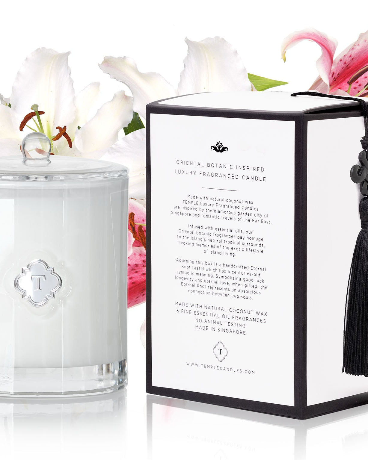 TEMPLE CANDLES | Luxury Fragranced Candle - Oriental Lily