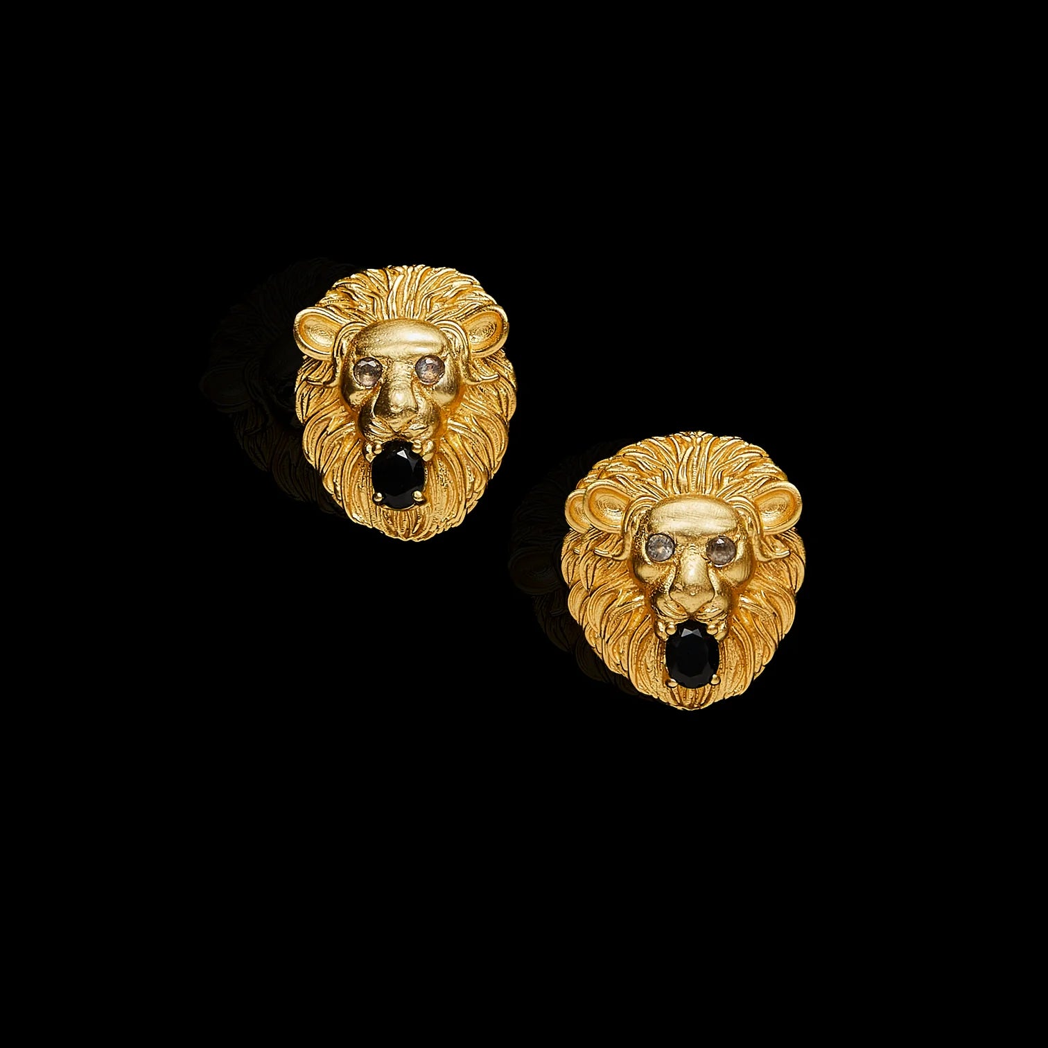 BOHEME BY VERO | Merlion Earrings Black Onyx