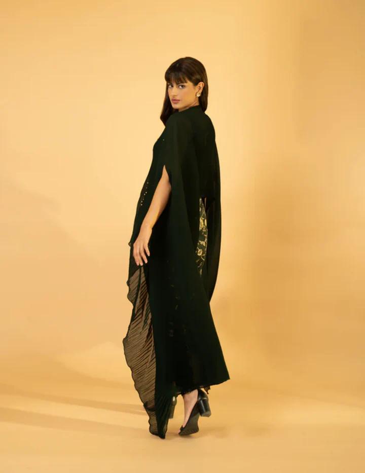 JINDER'S | Basil Green Kaftan