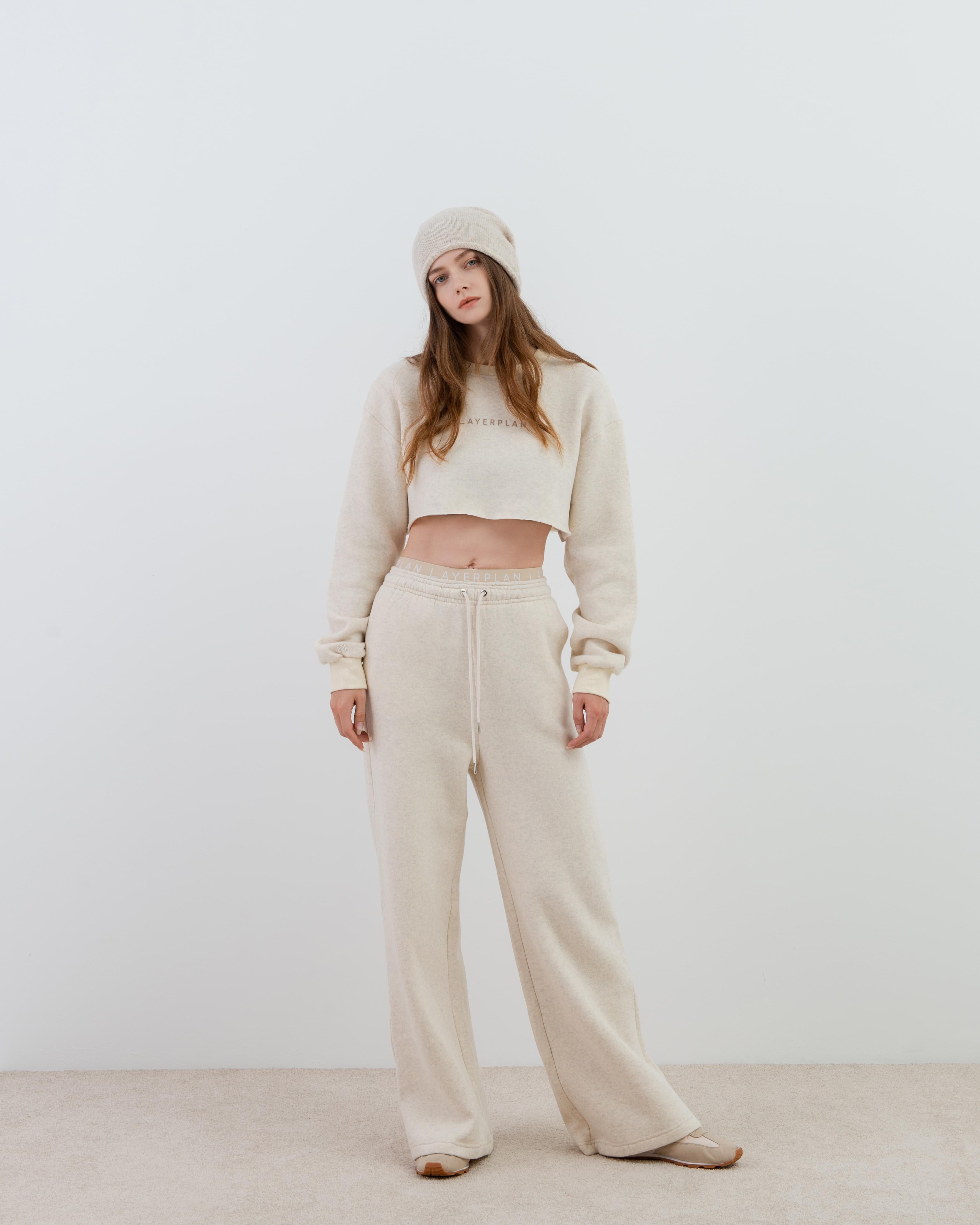 LAYERPLAN | LP Wideleg Logo Sweater Set