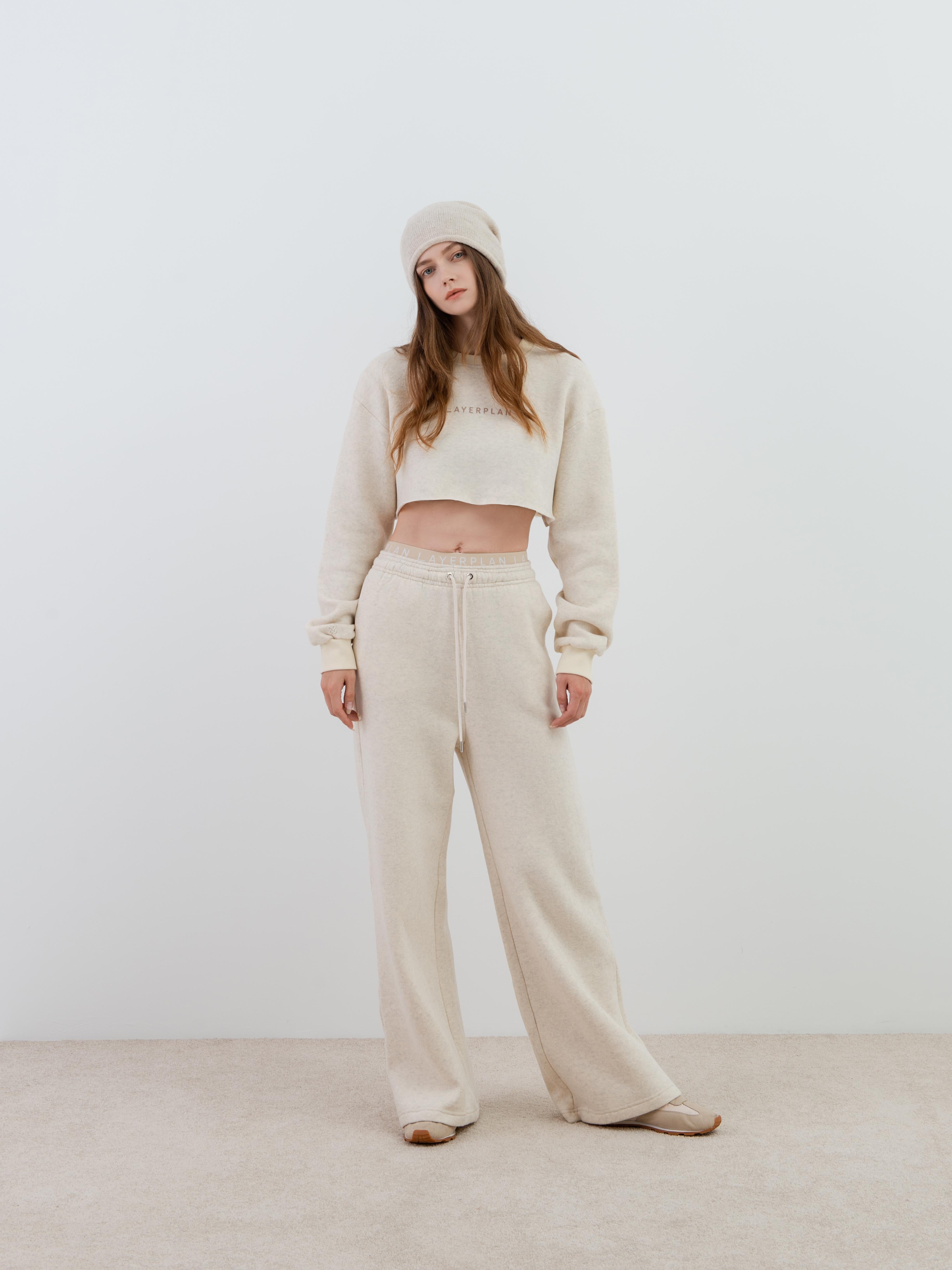 LAYERPLAN | LP Wideleg Logo Sweater Set