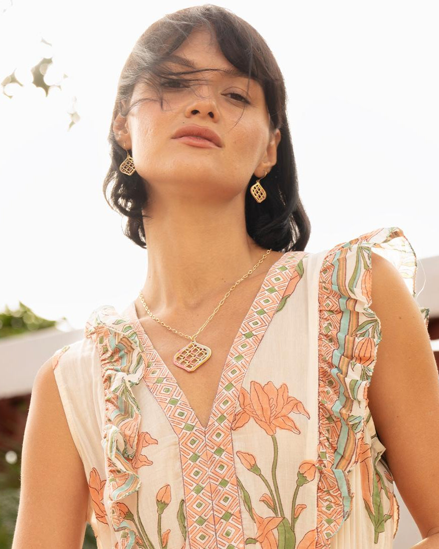 EMBRACE JEWELLERY | Woven Leaves Earrings