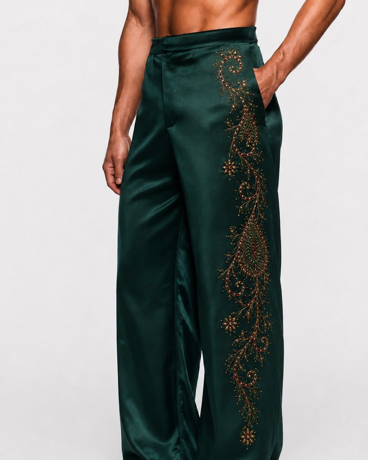 RAJA RANI | SCINTILLA Emerald Pants