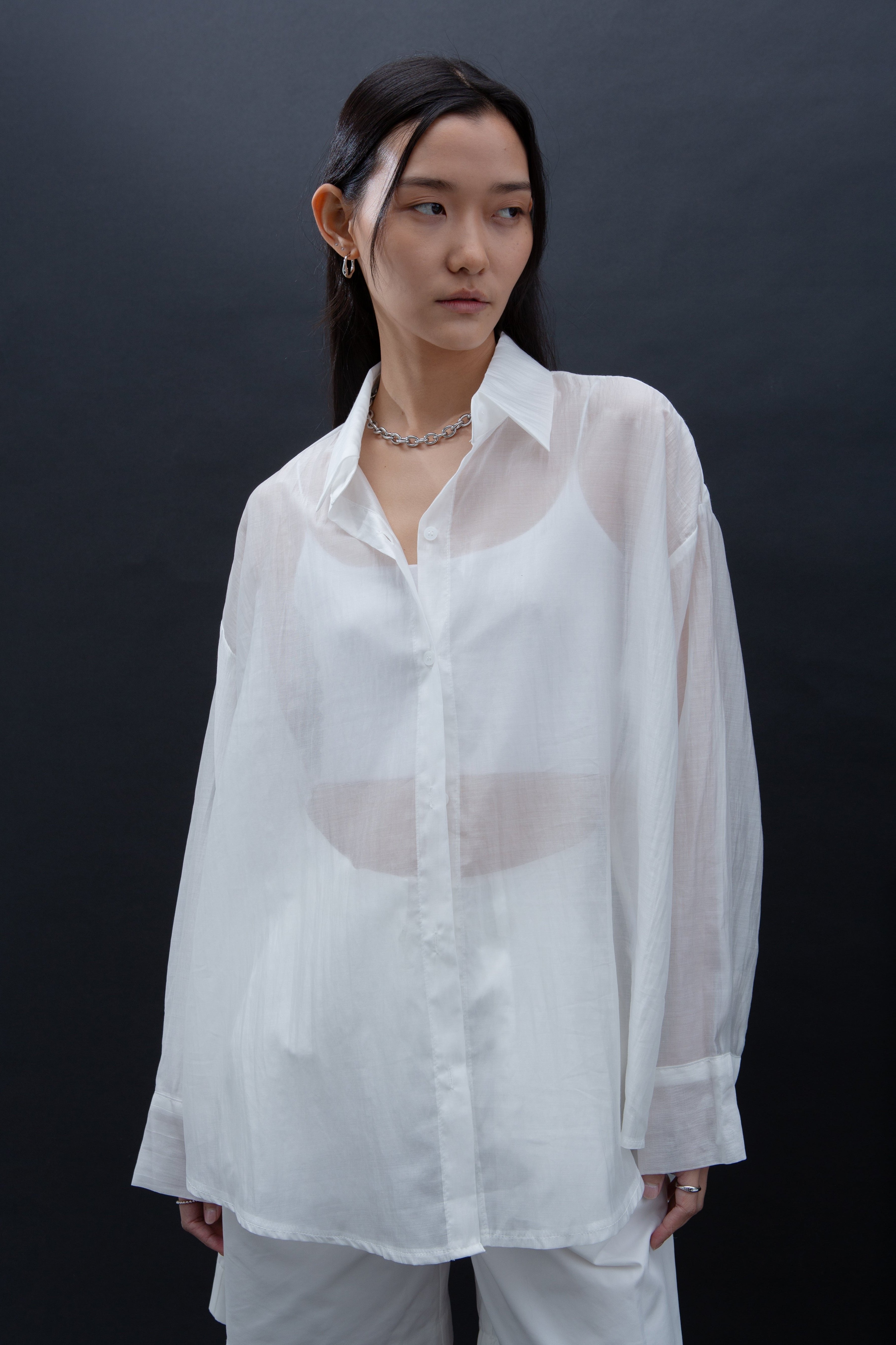SAERO COLLECTIVE | Malgeun Tencel Shirt White