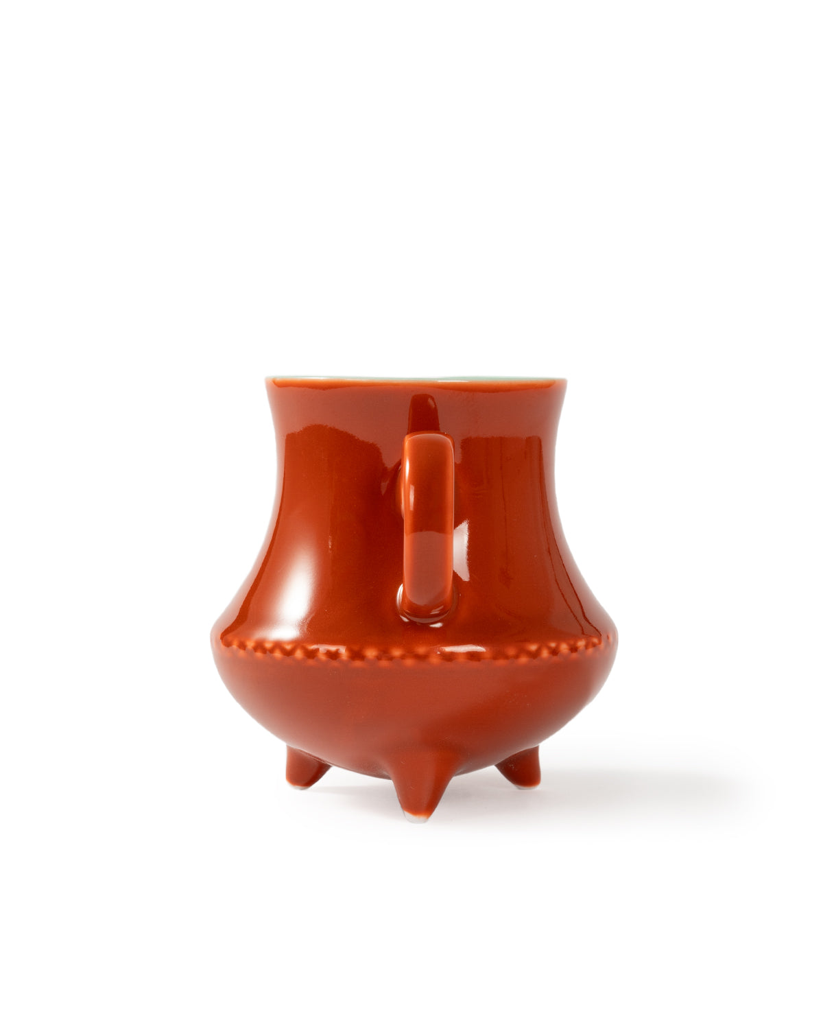 CRAFILAB | Brick Red & Turquoise Three&Legged Sharing Cup