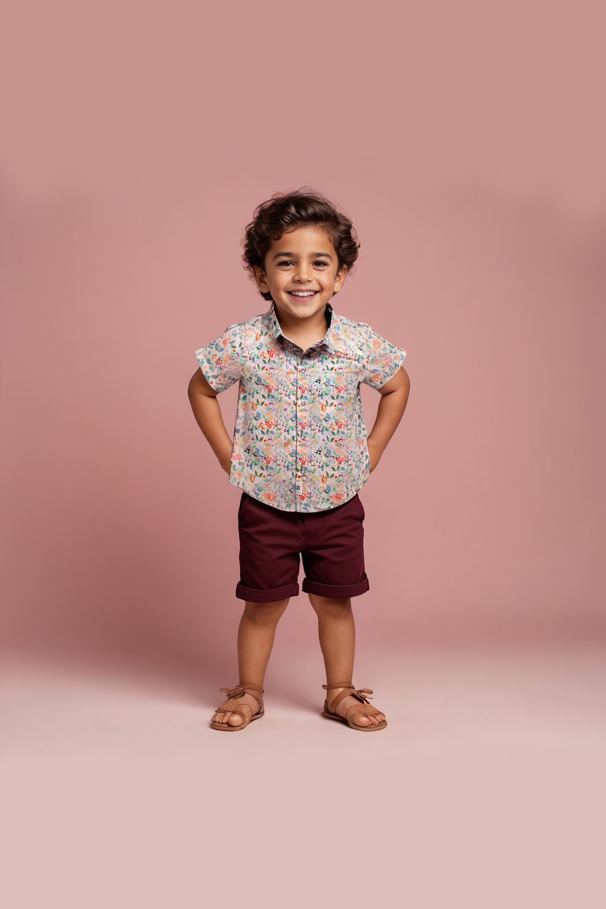 MAISON Q | Secret Garden Reversible Shirt