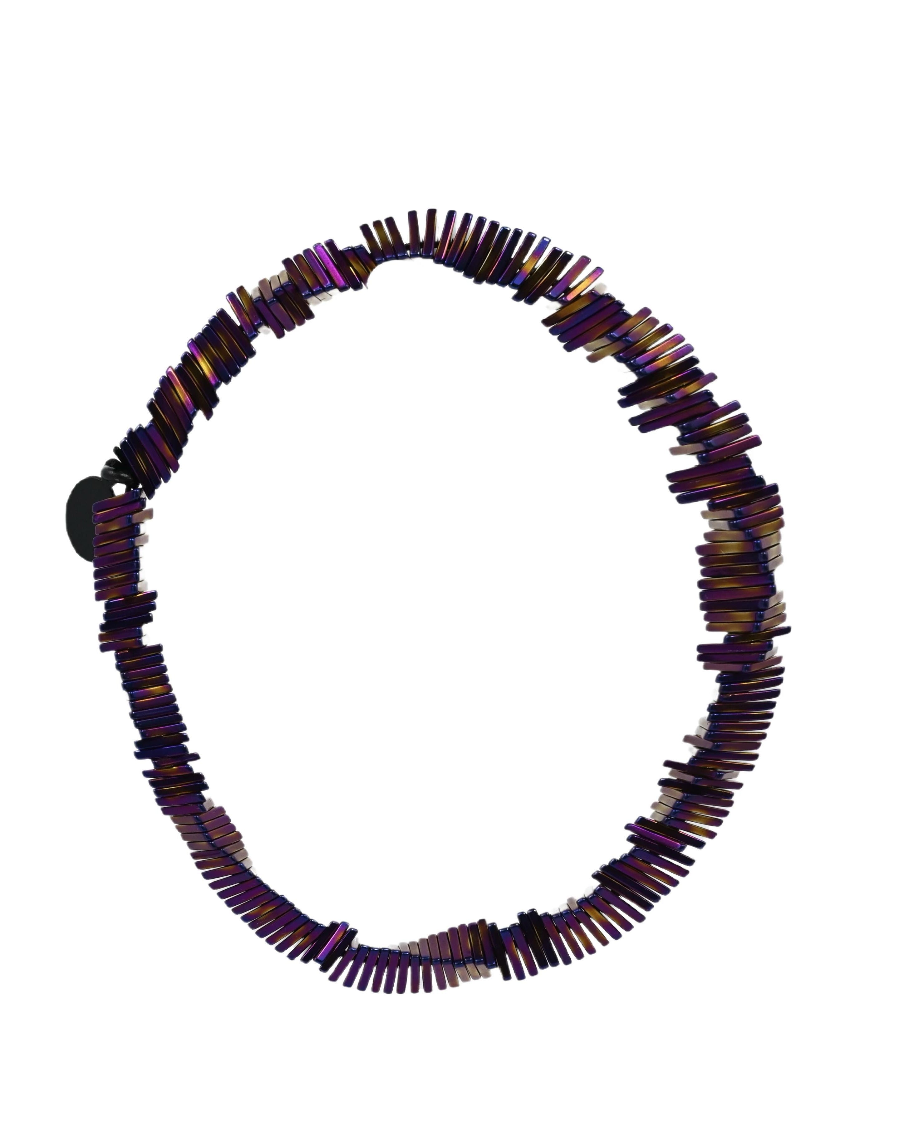 MARILYN TAN JEWELLERY | Kinetic Hematite Gemstone Elastic Bracelet