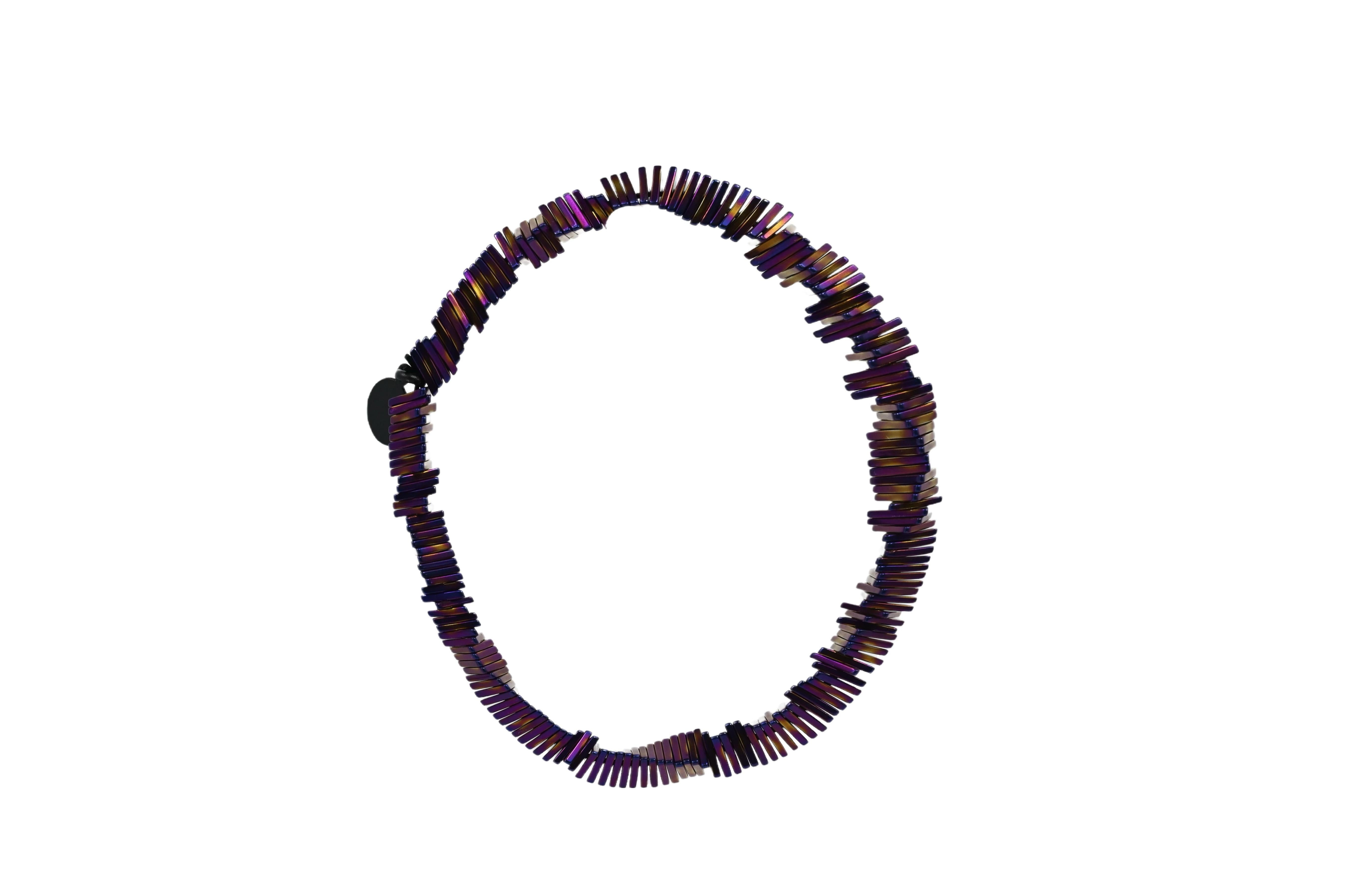 MARILYN TAN JEWELLERY | Kinetic Hematite Gemstone Elastic Bracelet