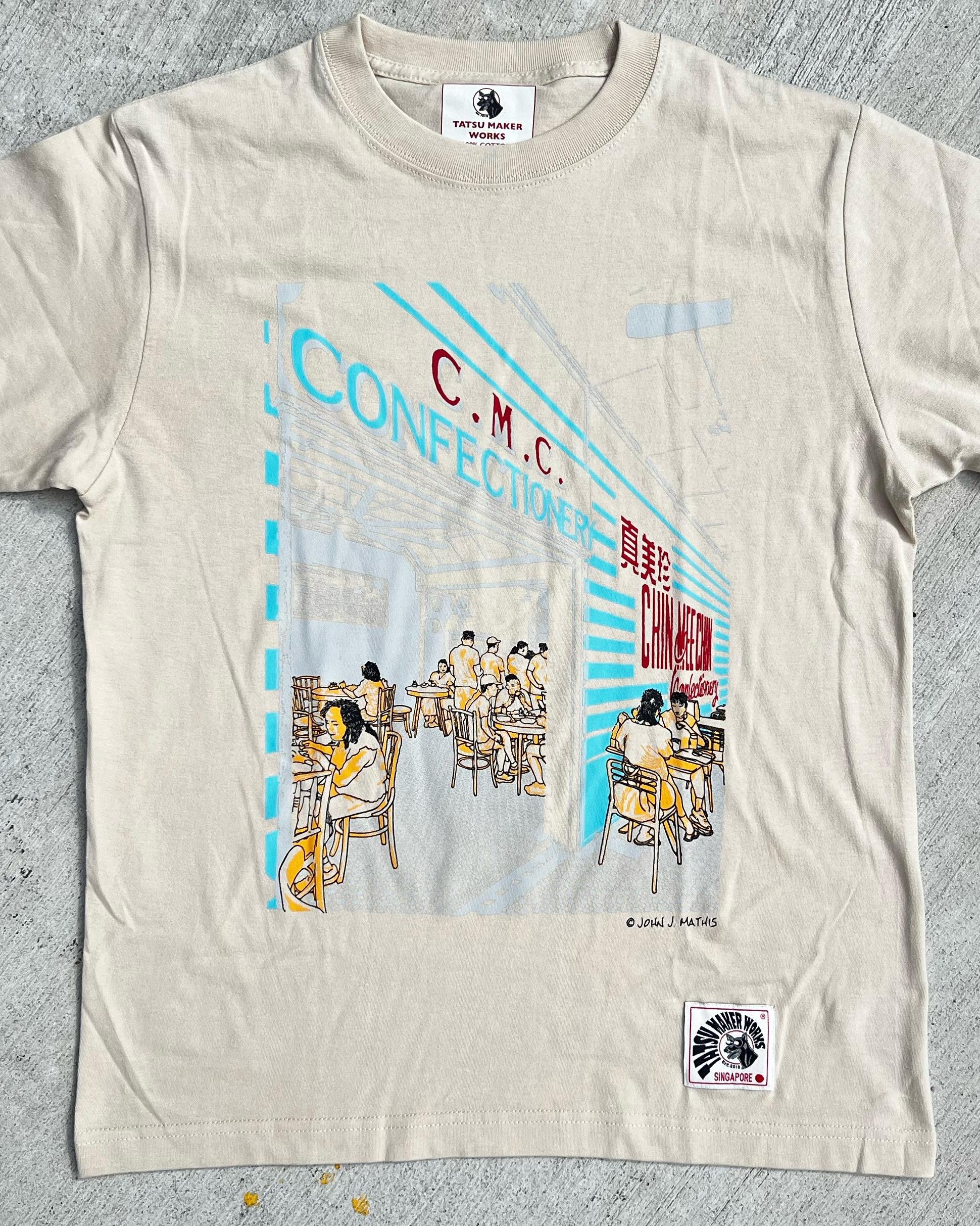 TATSU MAKER WORKS | Chin Meet Chin T-Shirt (Sand)