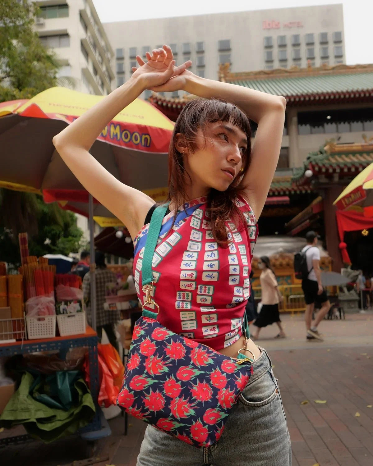BINARY STYLE | Aunty's Winning Hands Premium Silk Scarf