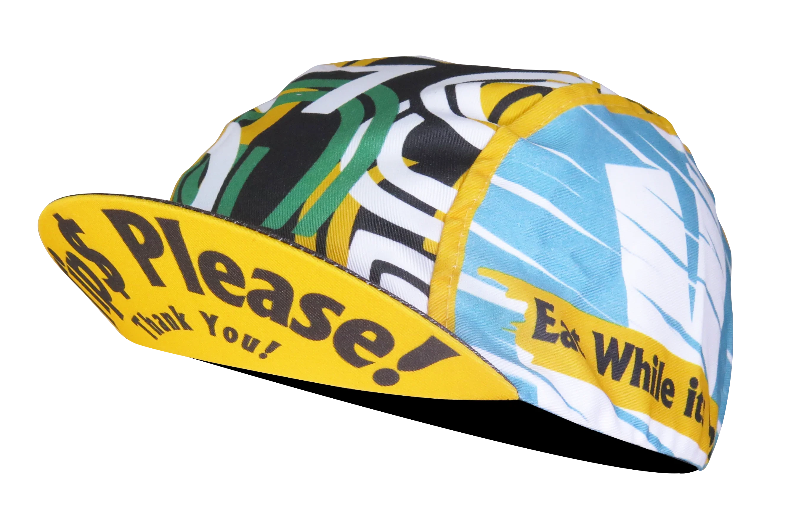 A DESIGN BY TAKACHYA | Cycling Cap - I Am Fast Food Rider (Color)