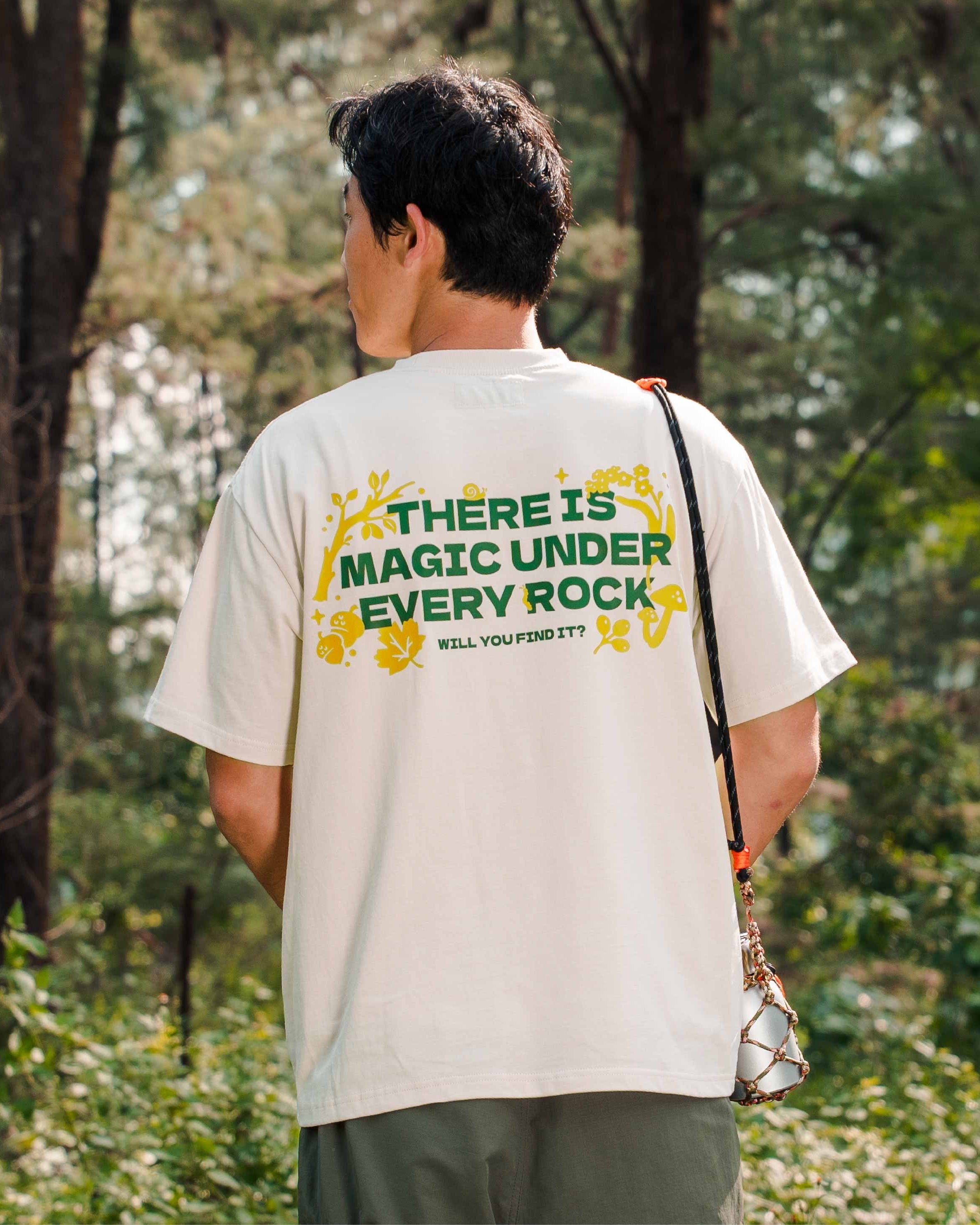 TALKING TOES | Curious by Nature Oversized Tee | Cream