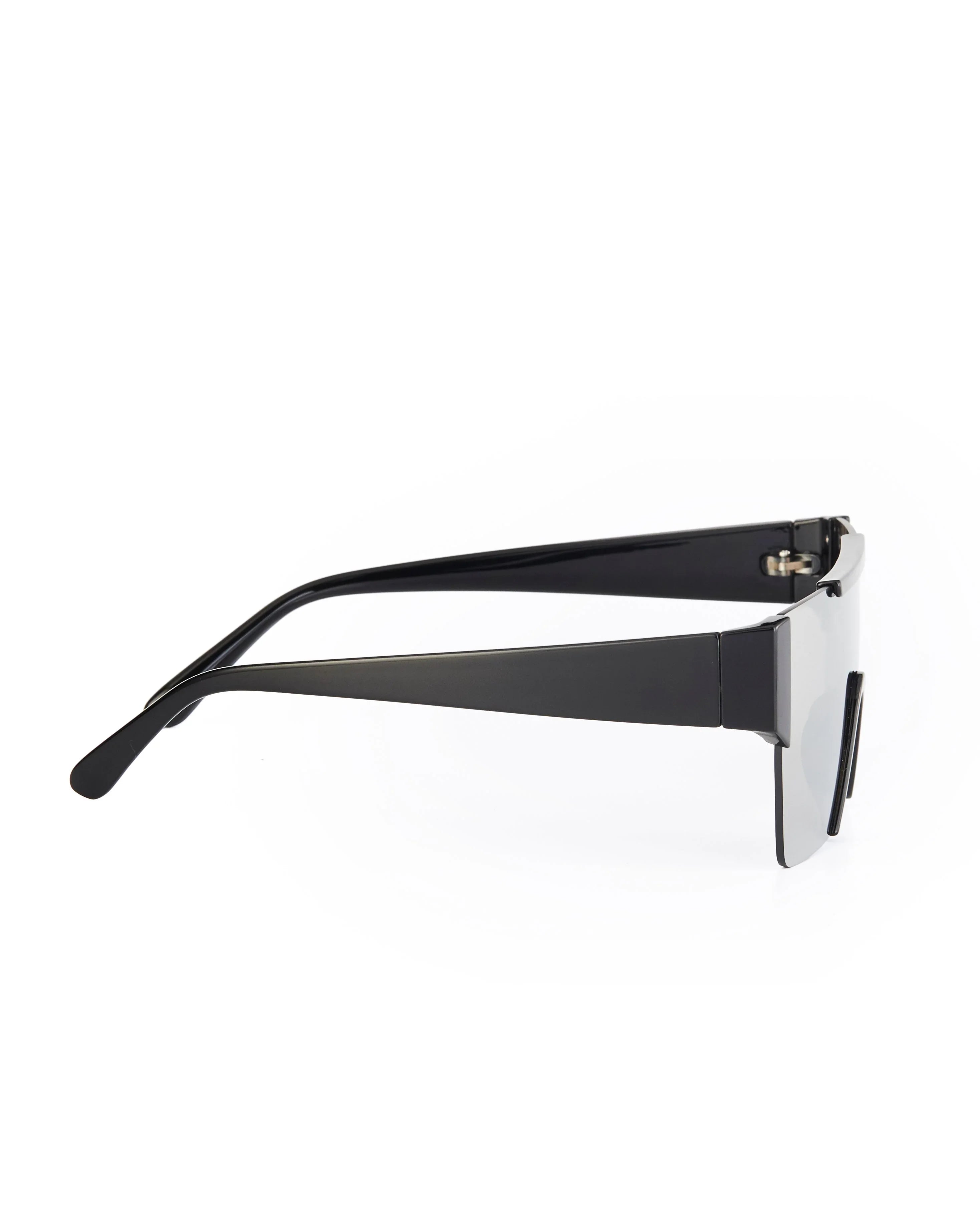 PROJECTWEAR | Edgerton Futuristic Sunglasses Black/Silver