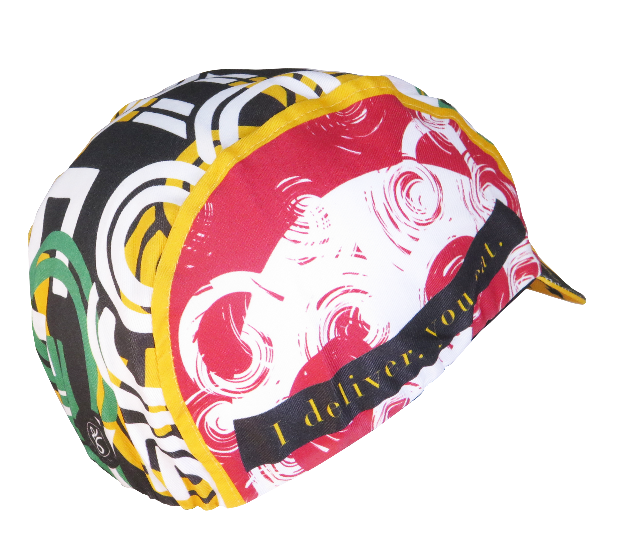 A DESIGN BY TAKACHYA | Cycling Cap - I Am Fast Food Rider (Color)