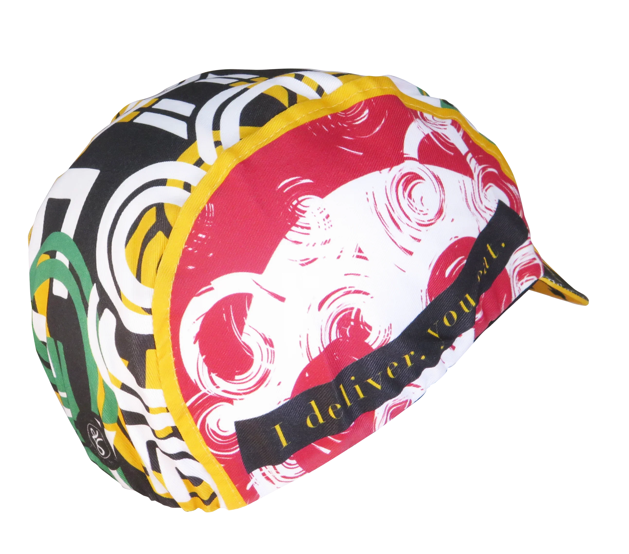A DESIGN BY TAKACHYA | Cycling Cap - I Am Fast Food Rider (Color)