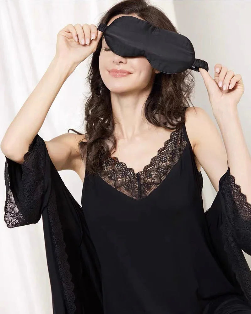 BELLS & BIRDS | Mulberry Silk Eye Mask