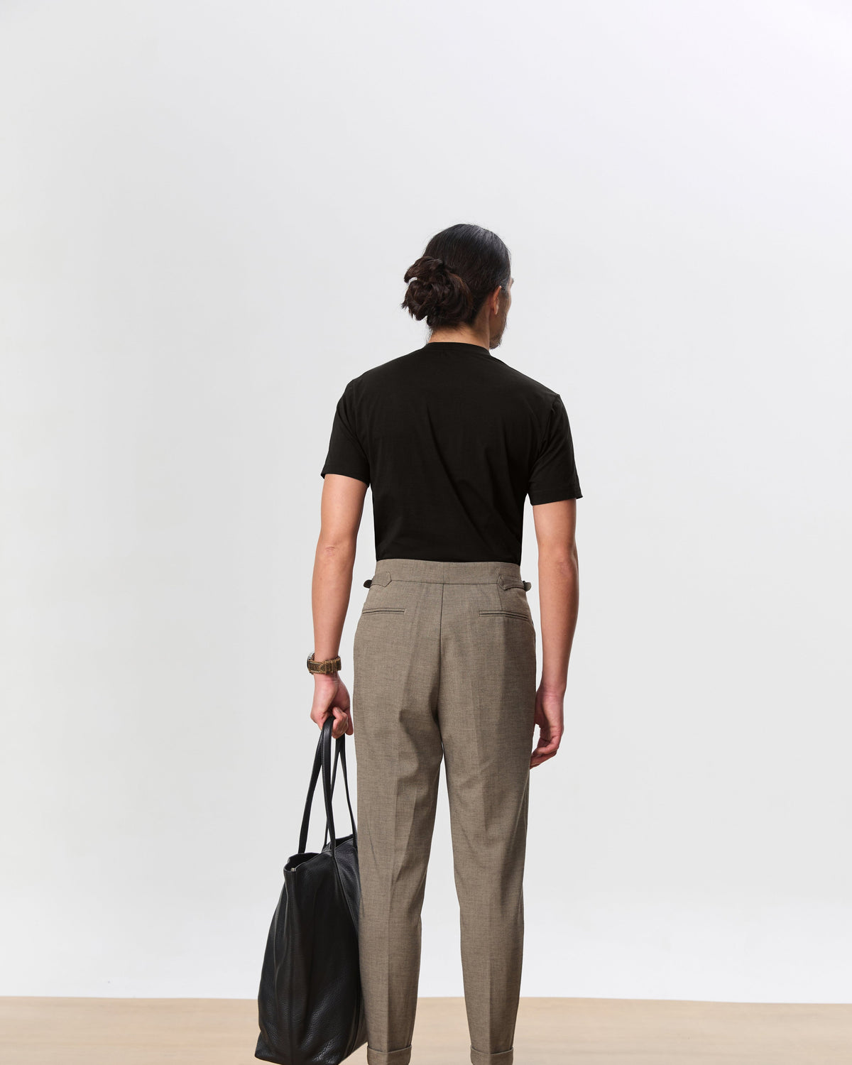 HOUSE OF ANON | Arlo Mock Neck Tee, Jersey