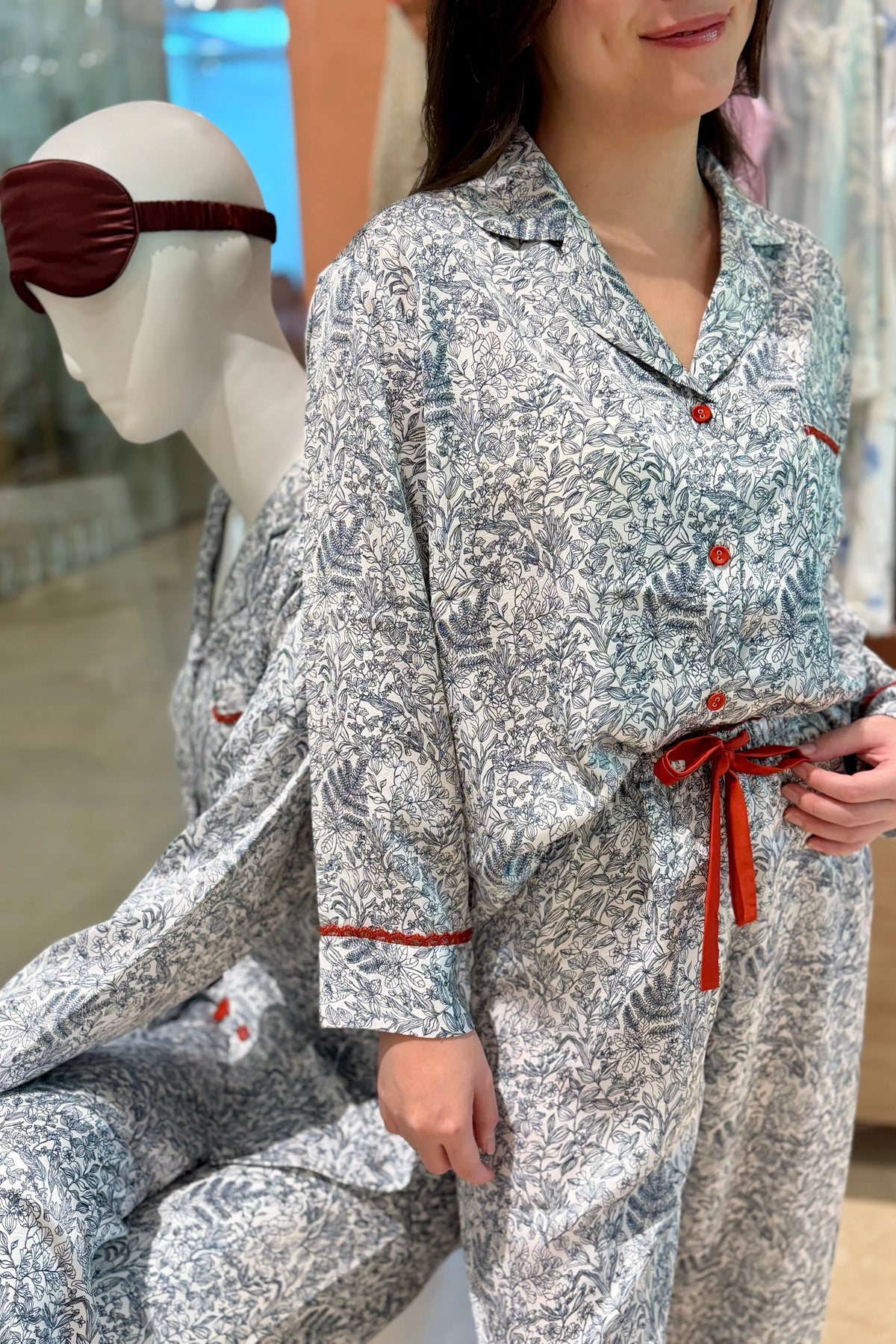 BELLS & BIRDS | Toile Rouge PJ Pants Set