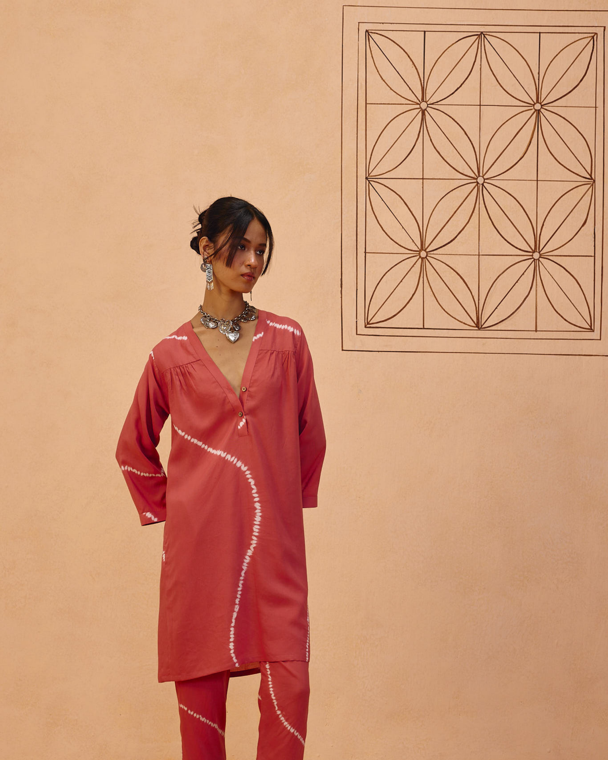 SUI | Rosy Earth Lyocell Kurta