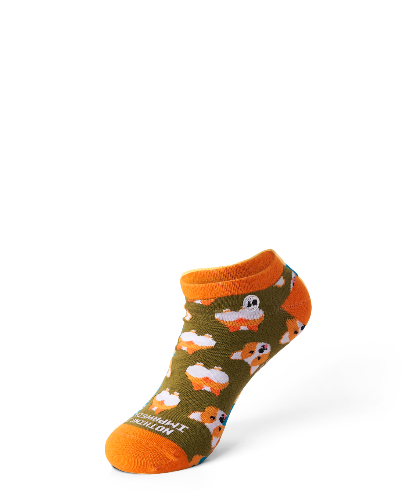 TALKING TOES | Impawsible Corgi Ankle Sock