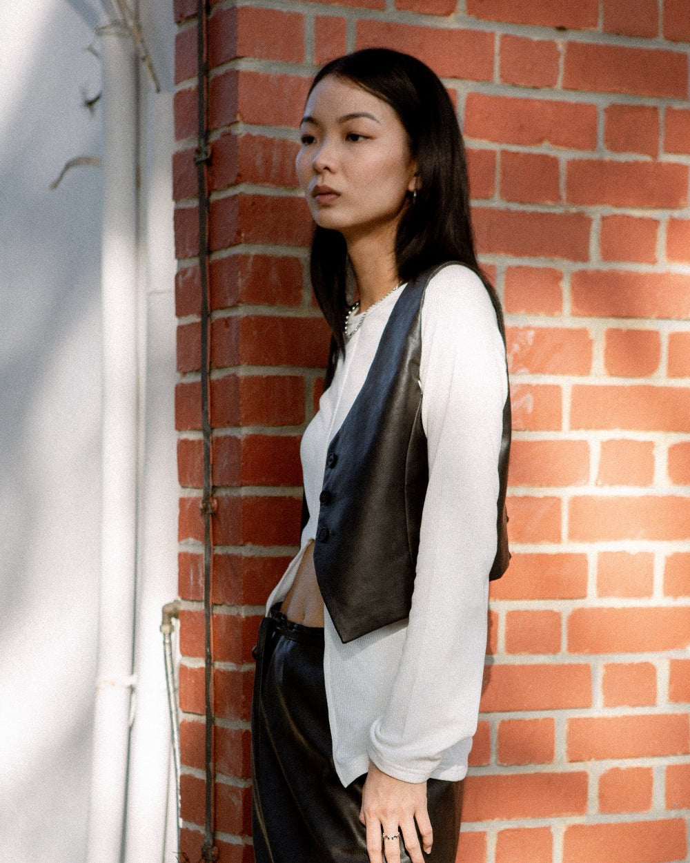 SAERO COLLECTIVE | Split Layer Top | Ivory