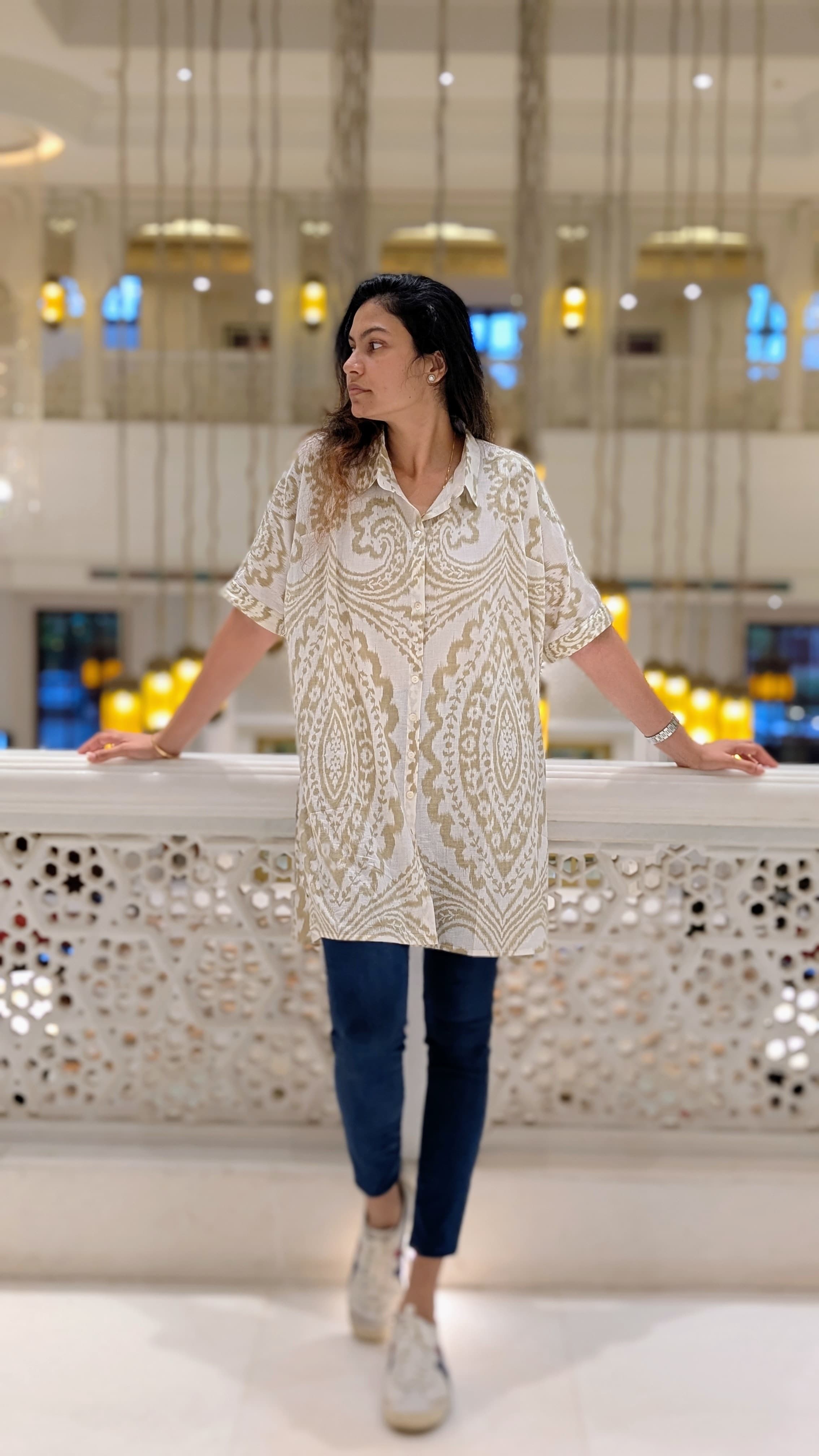 NIMBU | Hi-Lo Amazon Shirt in White