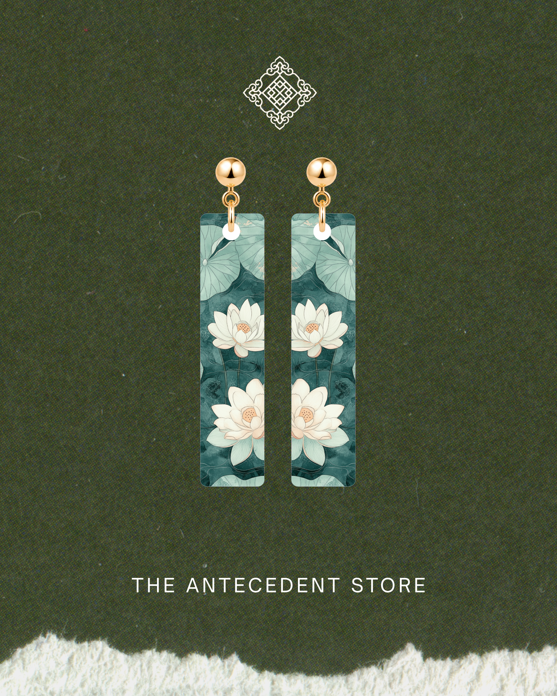 THE ANTECEDENT STORE | Lotus Earrings