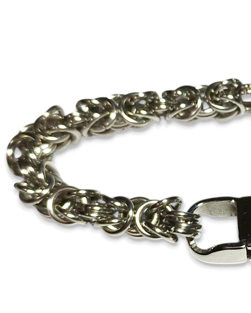 CREATIVE JEWELLERY STUDIO | Byzantine Stainless Steel Bracelet by Hooked On Maille