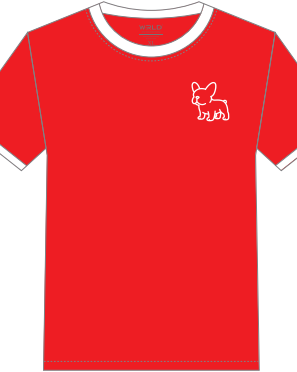 W:RLD | Limited Edition Small Frenchie Tee Red