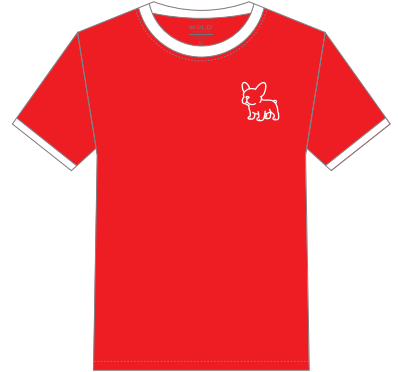W:RLD | Limited Edition Small Frenchie Tee Red