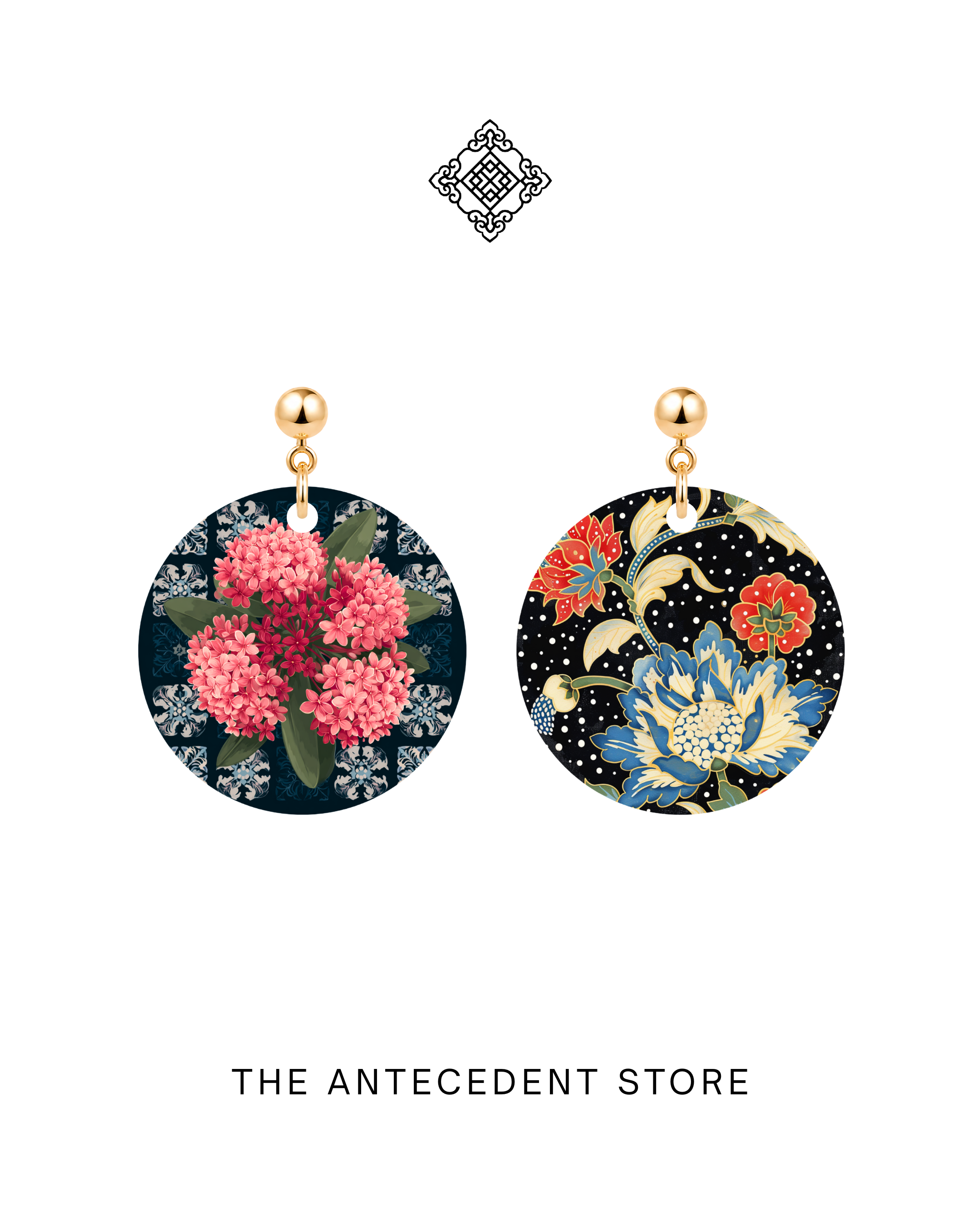 THE ANTECEDENT STORE | Ixora Batik Earrings