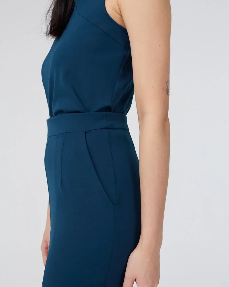 AS INTENDED | KELY Pencil Skirt In Prussian Blue