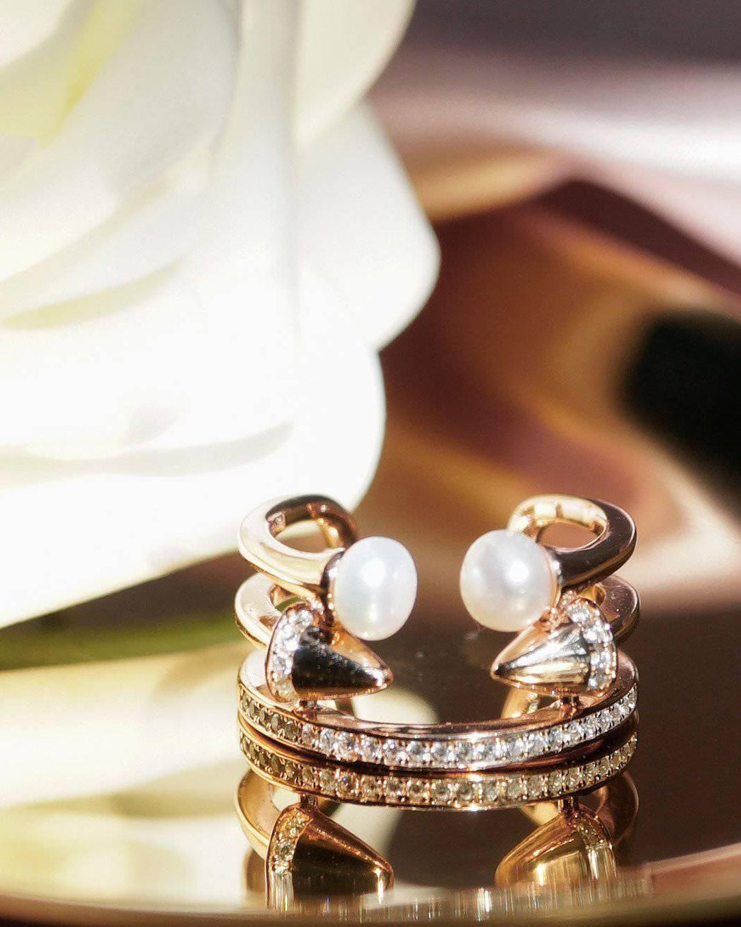 PEARLY LUSTRE | Asian Civilisations Museum Freshwater Pearl Ring WR00013 | ACM Collection