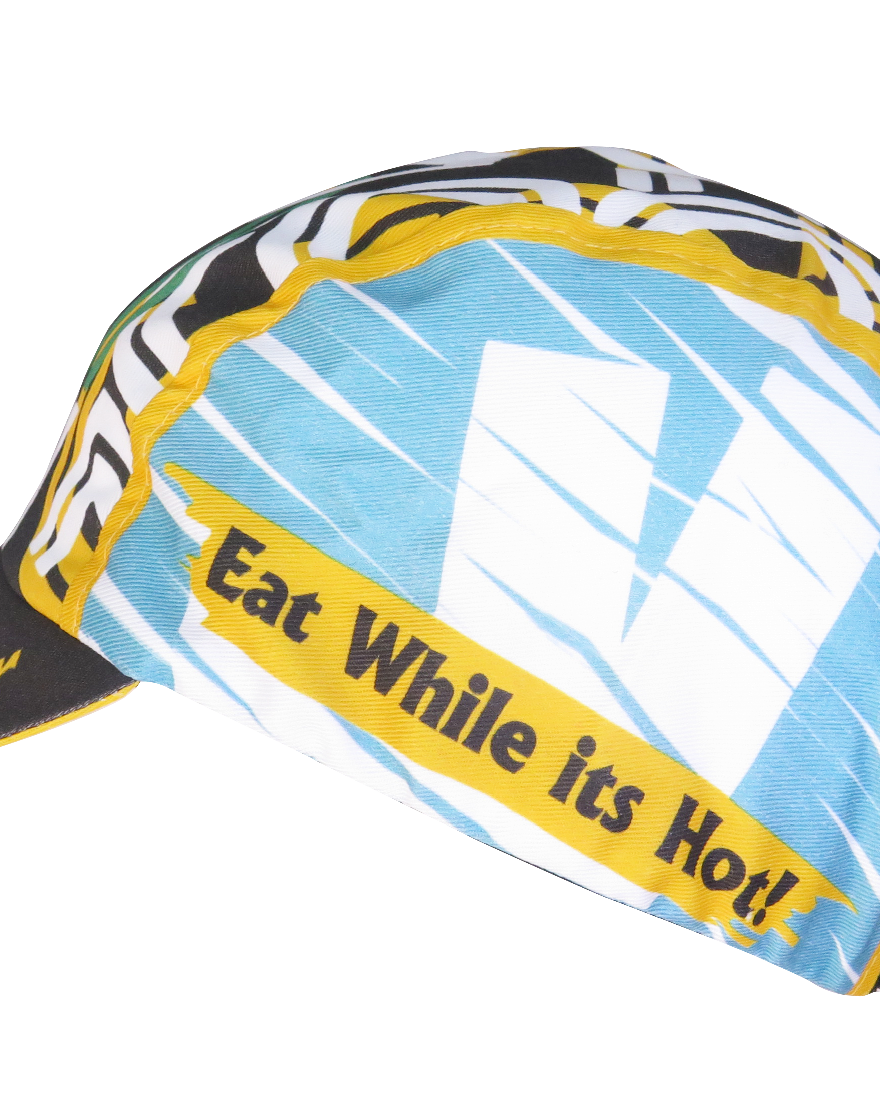 A DESIGN BY TAKACHYA | Cycling Cap - I Am Fast Food Rider (Color)