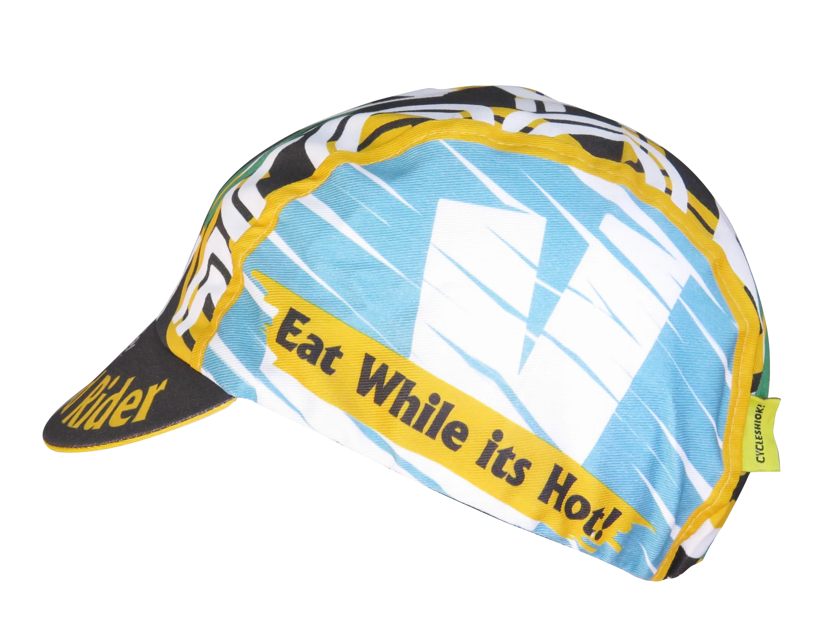 A DESIGN BY TAKACHYA | Cycling Cap - I Am Fast Food Rider (Color)