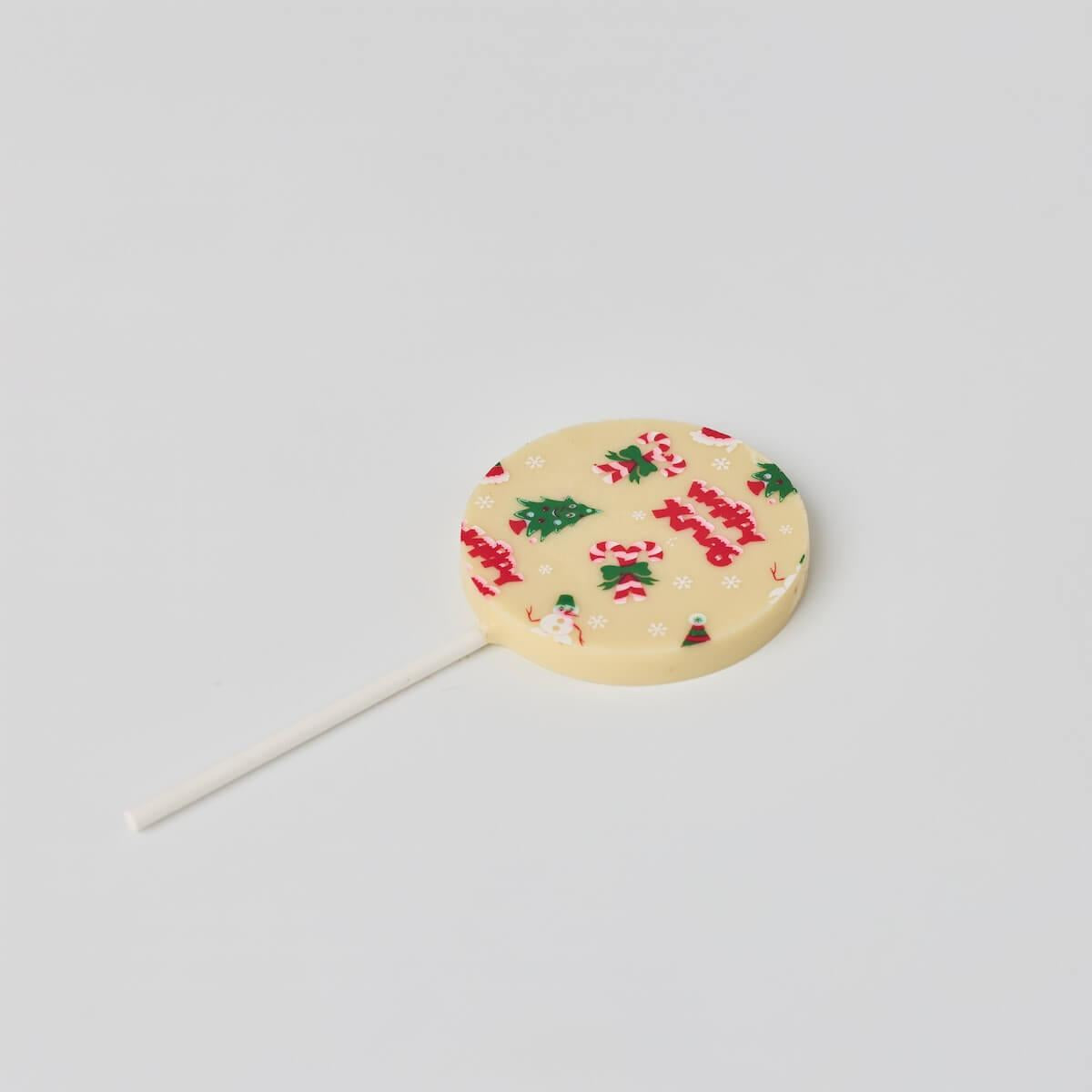 ANJALICHOCOLAT | Christmas Chocolate Lollipop: White Chocolate