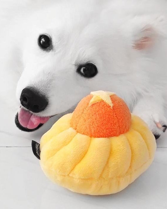 NOM | Waggle Pineapple Tart Squeakie Chew Toy