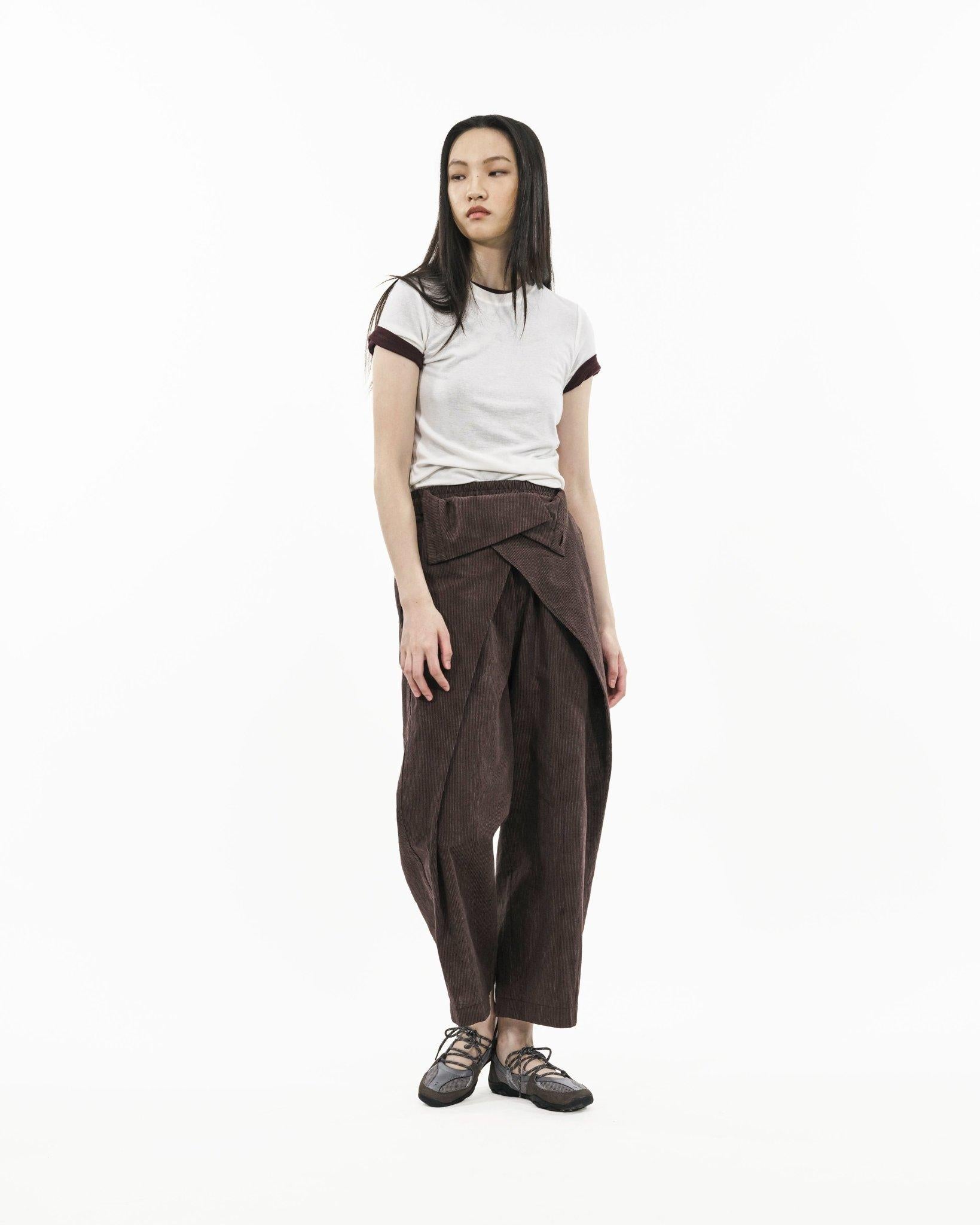 GRAYE | Sash Wrap Trousers