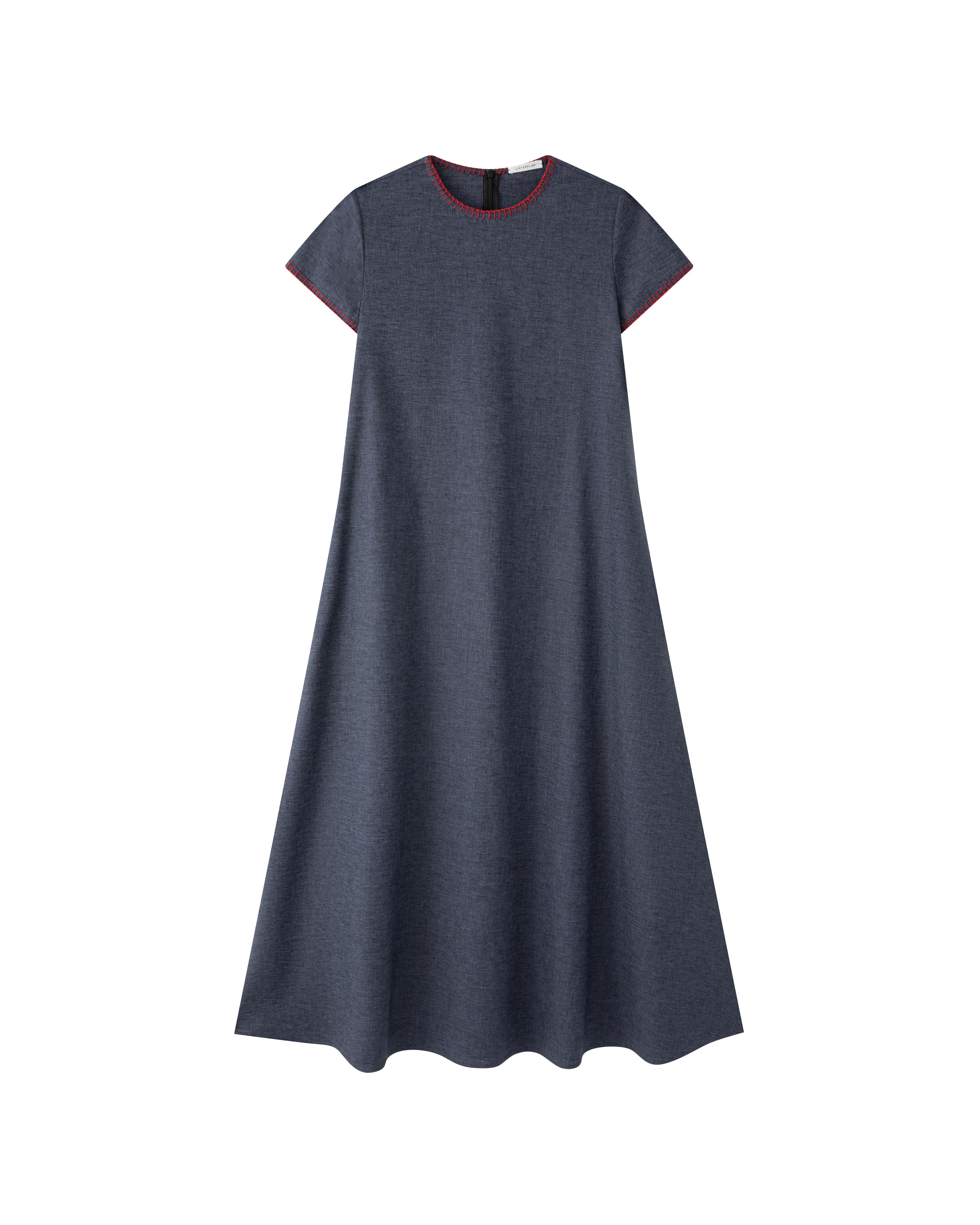 LAYERPLAN | Sena Shell-Trim A-Line Dress