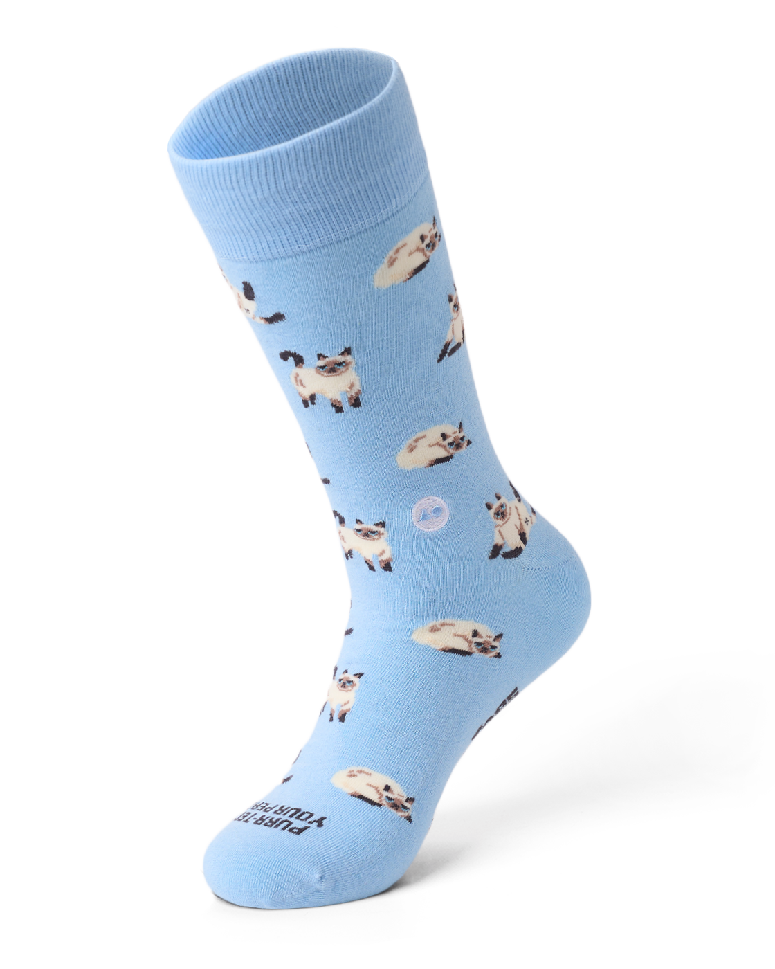 TALKING TOES | Grumpy Siamese Sock