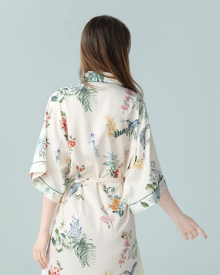 BELLS & BIRDS | Paradiso Floral Robe